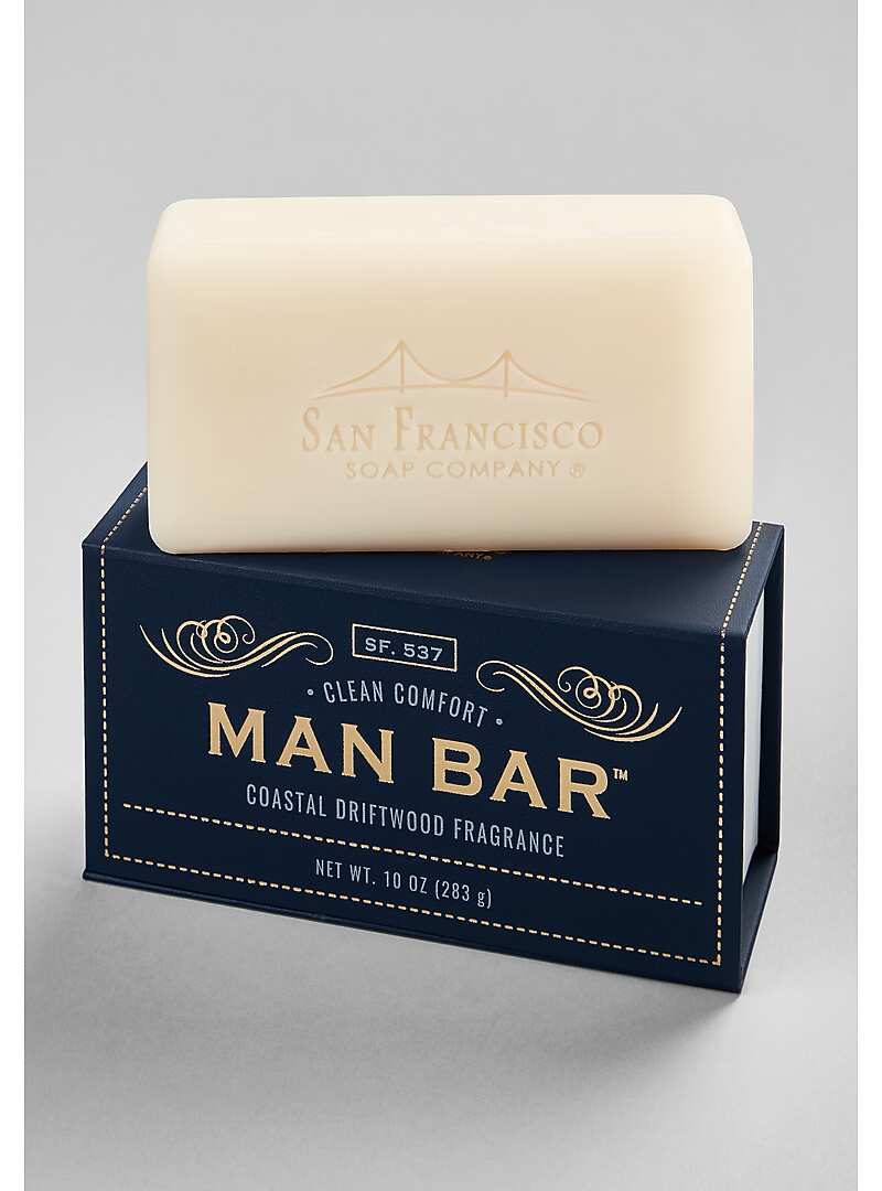 San Francisco Soap Company Man Bar Clean Comfort Coastal Driftwood Soap