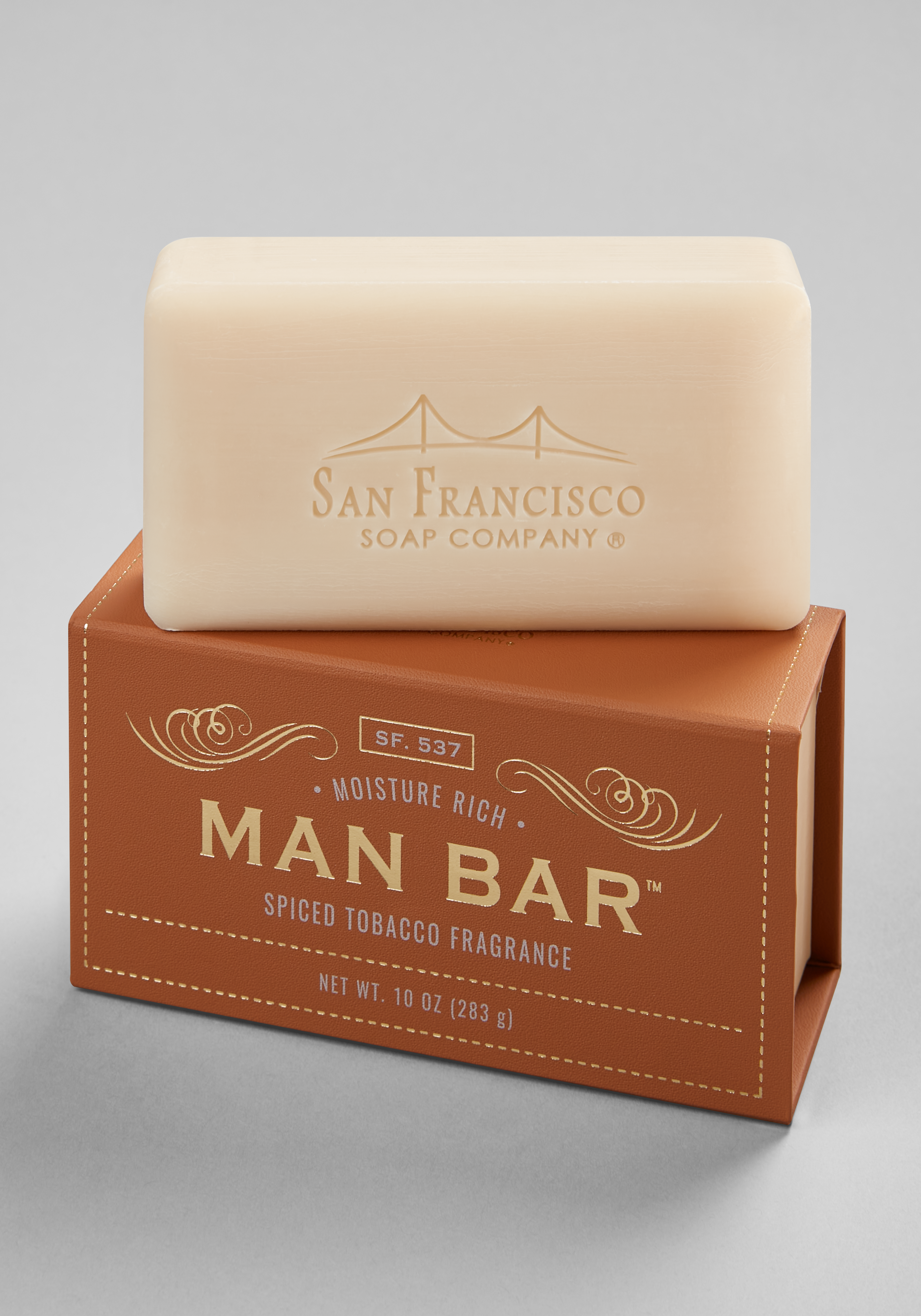 San Francisco Soap Company Man Bar 3-Piece Gift Set Featuring All New Scents: Coastal Driftwood, Peppered Patchouli, and Spiced Tobacco