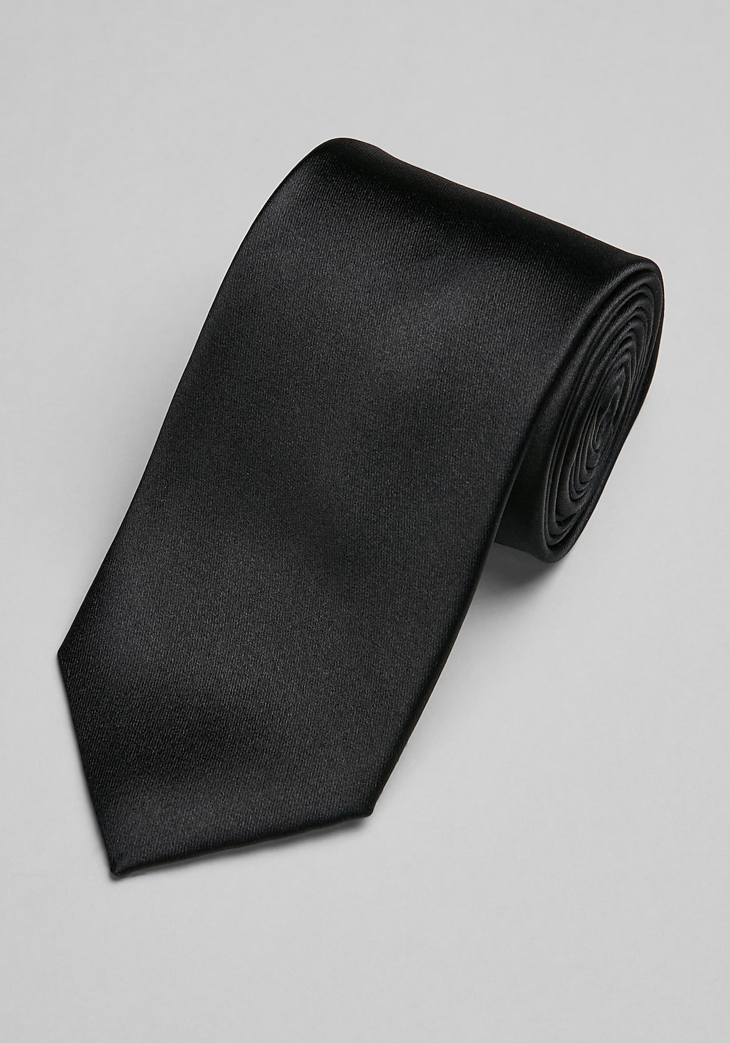 Reserve Collection Satin Weave Solid Tie - Long