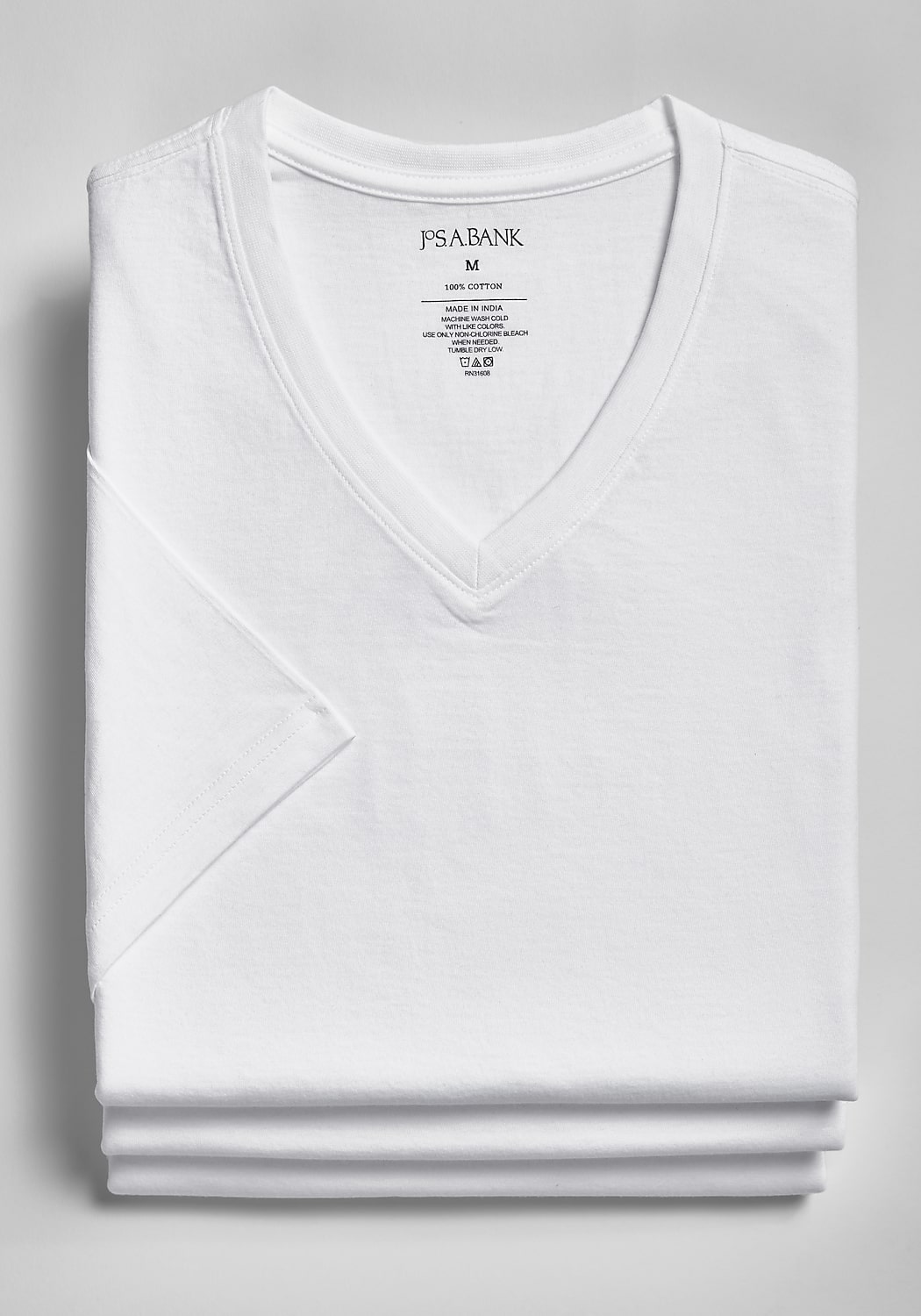 Jos. A. Bank V-Neck Tees, 3-Pack - Big & Tall