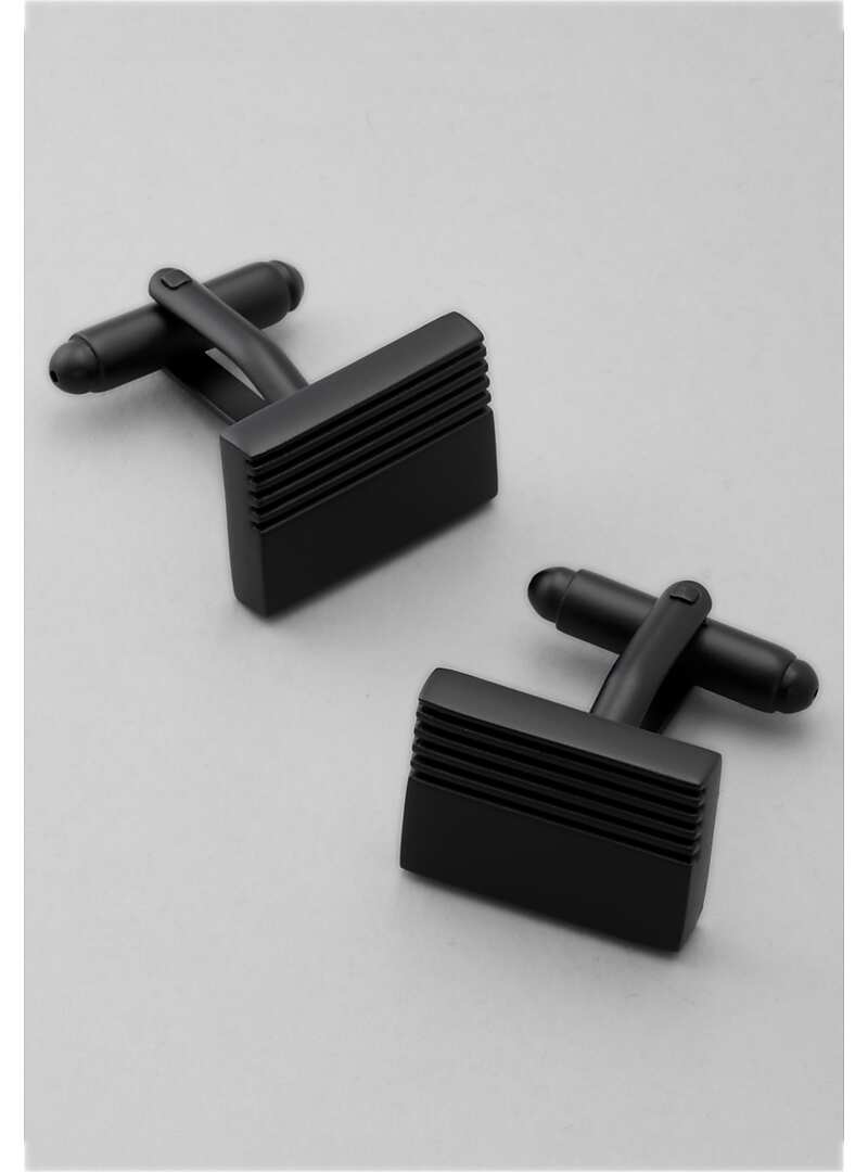 Jos. A. Bank Matte Black Rectangle Cufflinks Joseph A. Bank