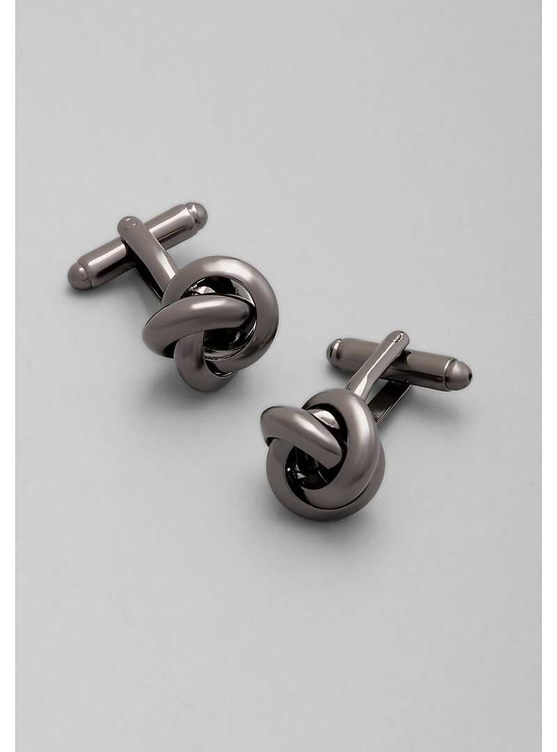 Jos. A. Bank Gunmetal Knot Cufflinks CLEARANCE All Clearance Jos A Bank