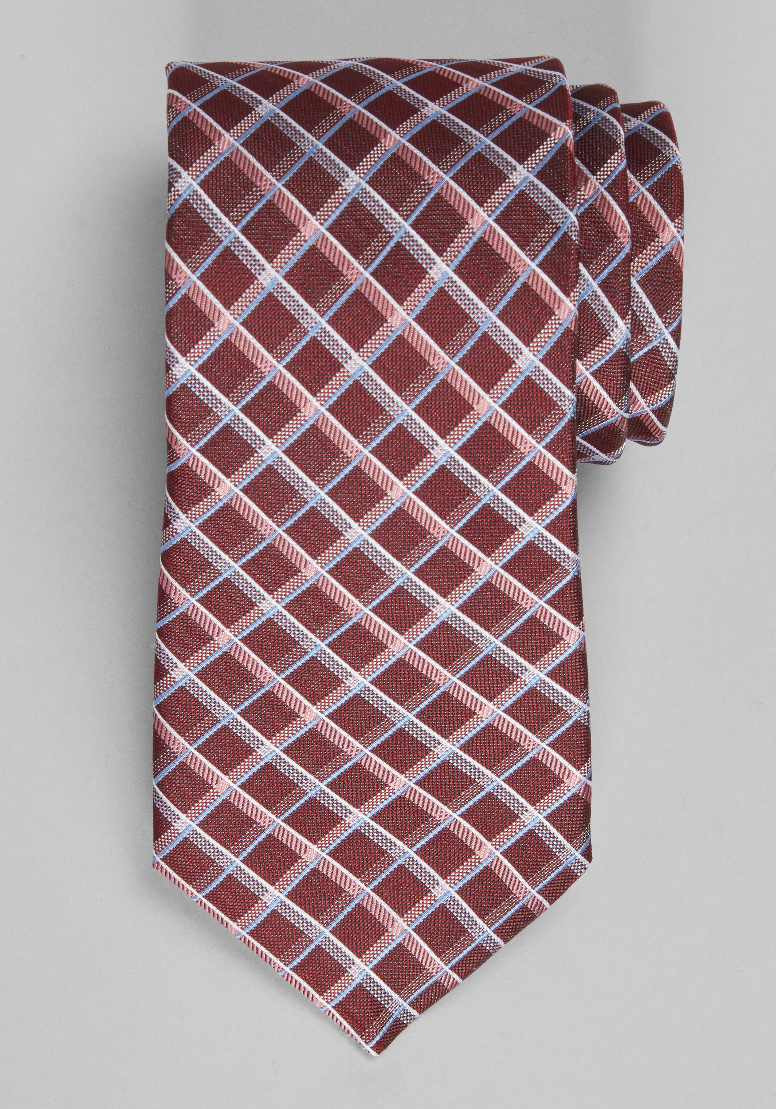 Jos. A. Bank Fine Textures Grid Blend Tie