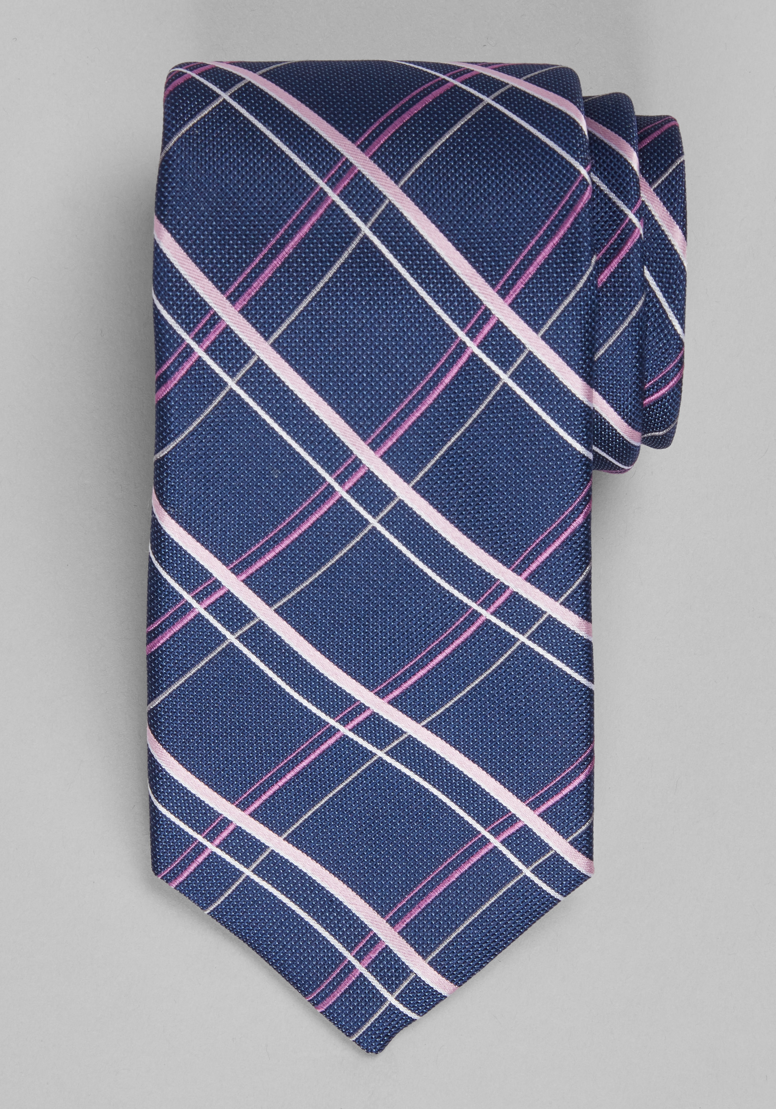 Men's New!, Traveler&reg; Collection Gyroscope Grid Tie - Jos A Bank