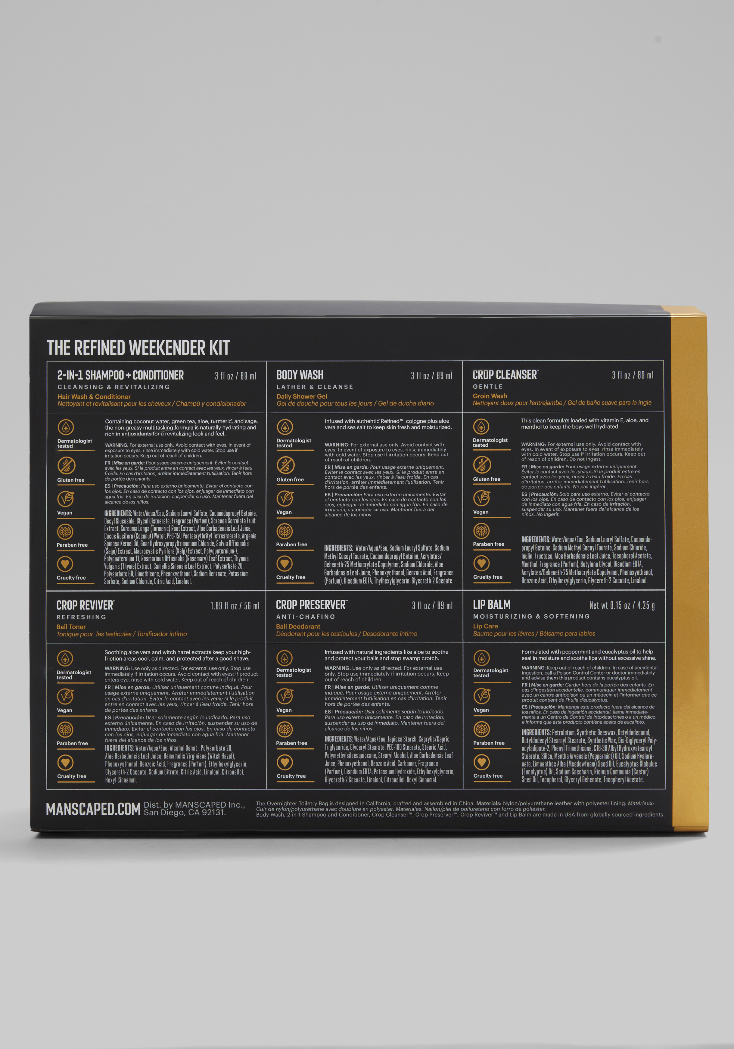 Manscaped Refined Weekender Kit