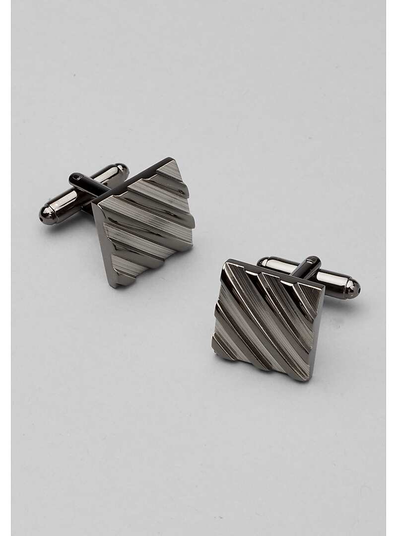 Jos. A. Bank Diagonal Stripe Formal Cufflinks CLEARANCE All Clearance