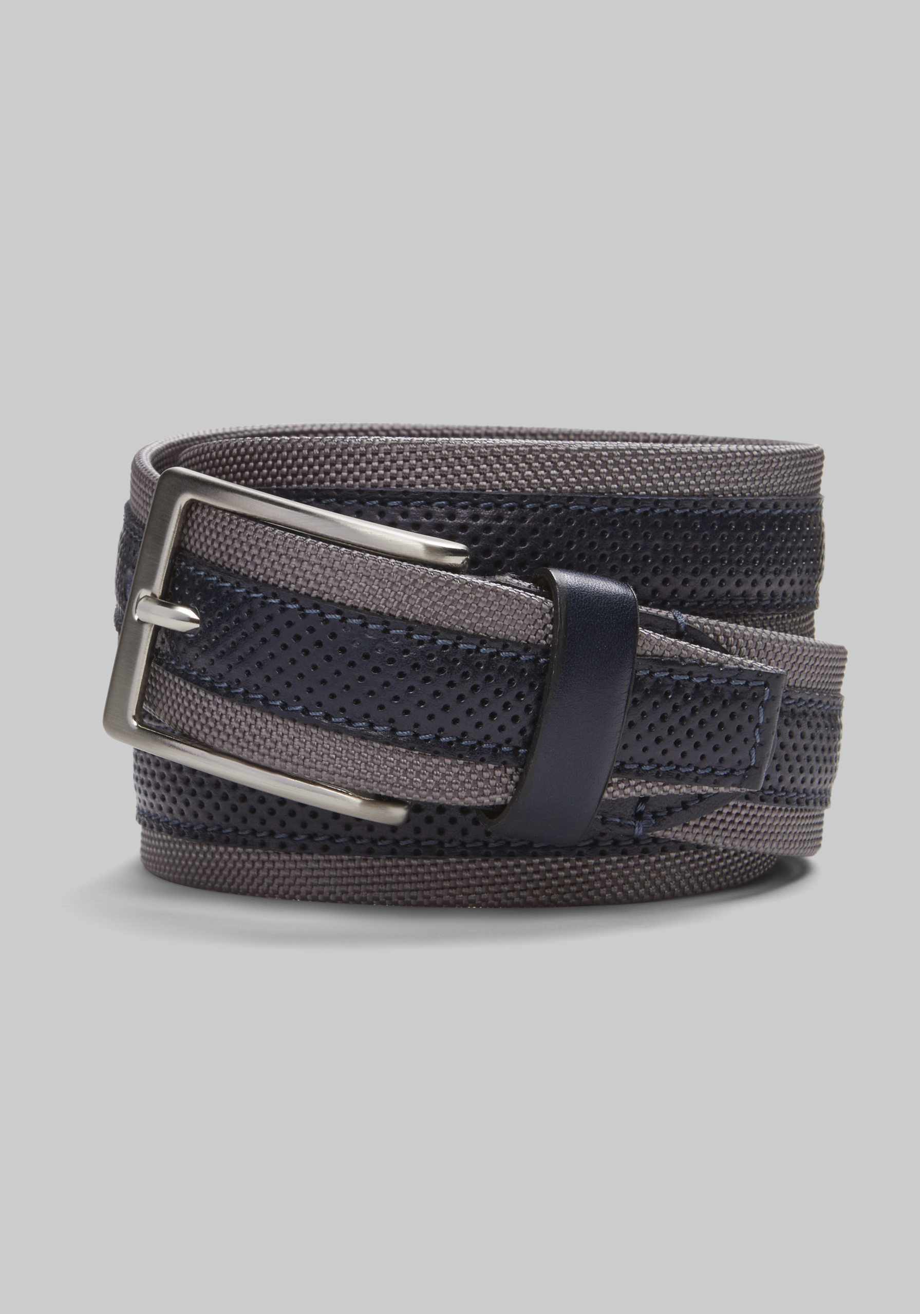 Reversible Clasp Belt Buckle Gray Matte 35 Mm