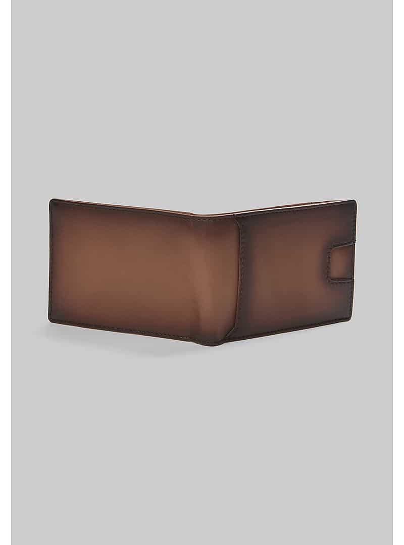 Jos. A. Bank Burnished Leather Bi-Fold Leather Wallet - Joseph A. Bank ...