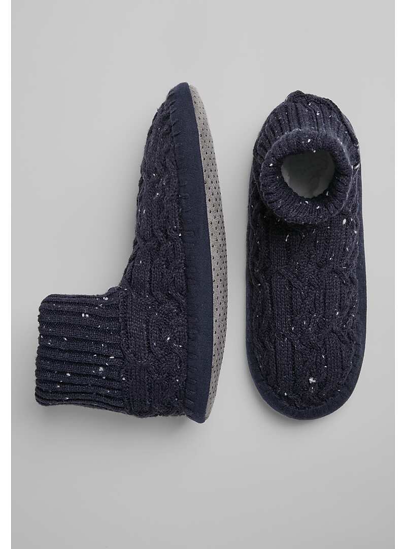 Jos. A. Bank Cable Knit Booties CLEARANCE All Clearance Jos A Bank
