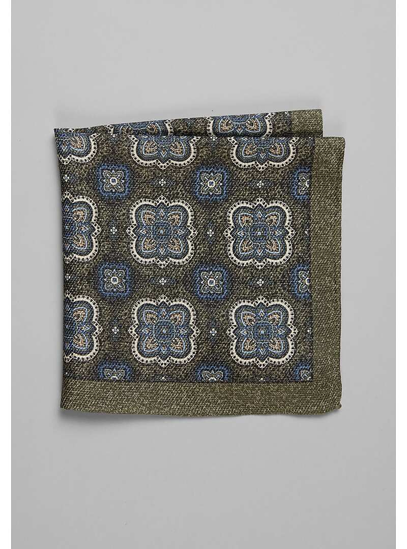 Reserve Collection Medallion Pocket Square - All Accessories | Jos A Bank