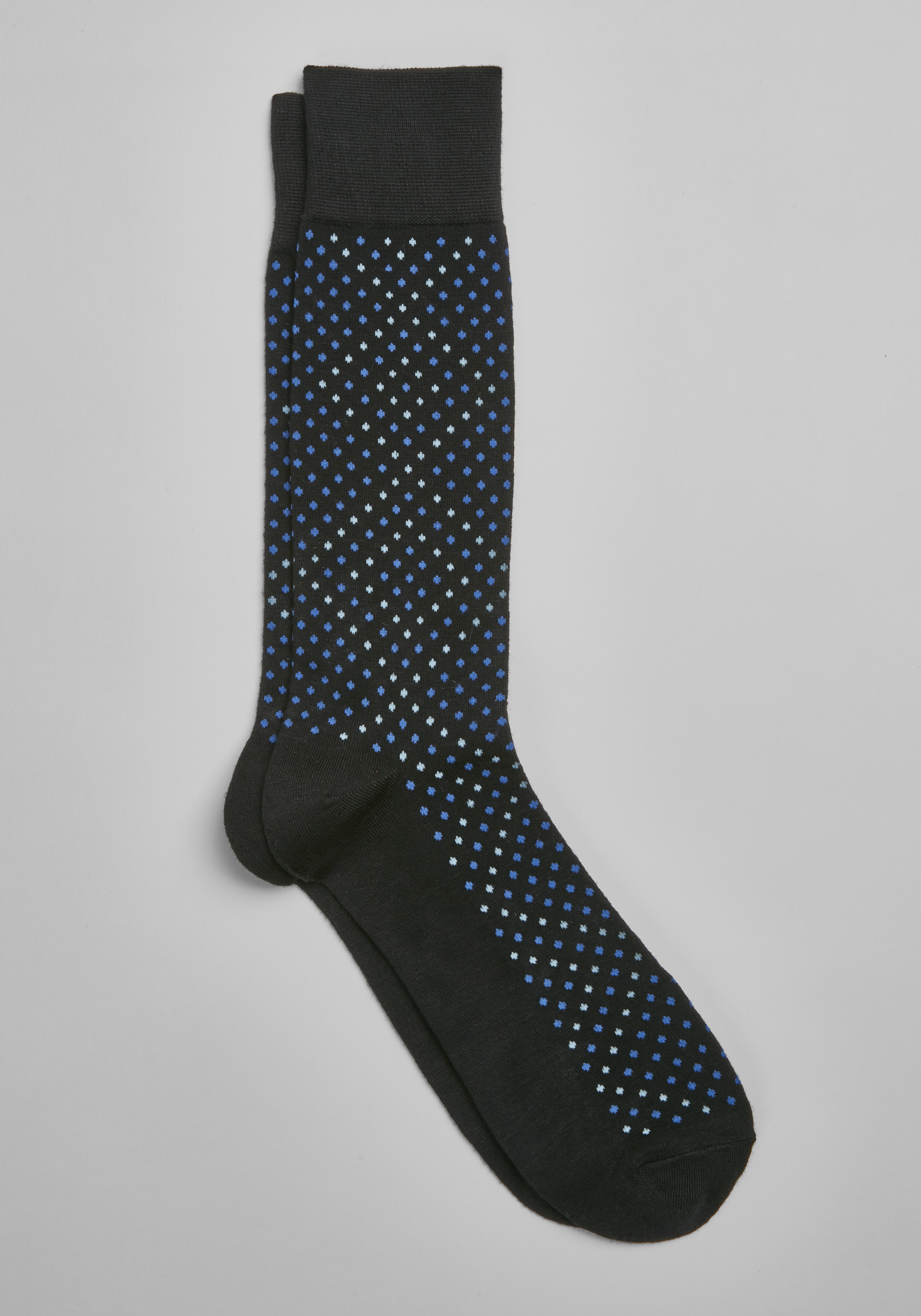 JoS. A. Bank Men's Solid Socks, 1-Pair, Navy, Mid Calf