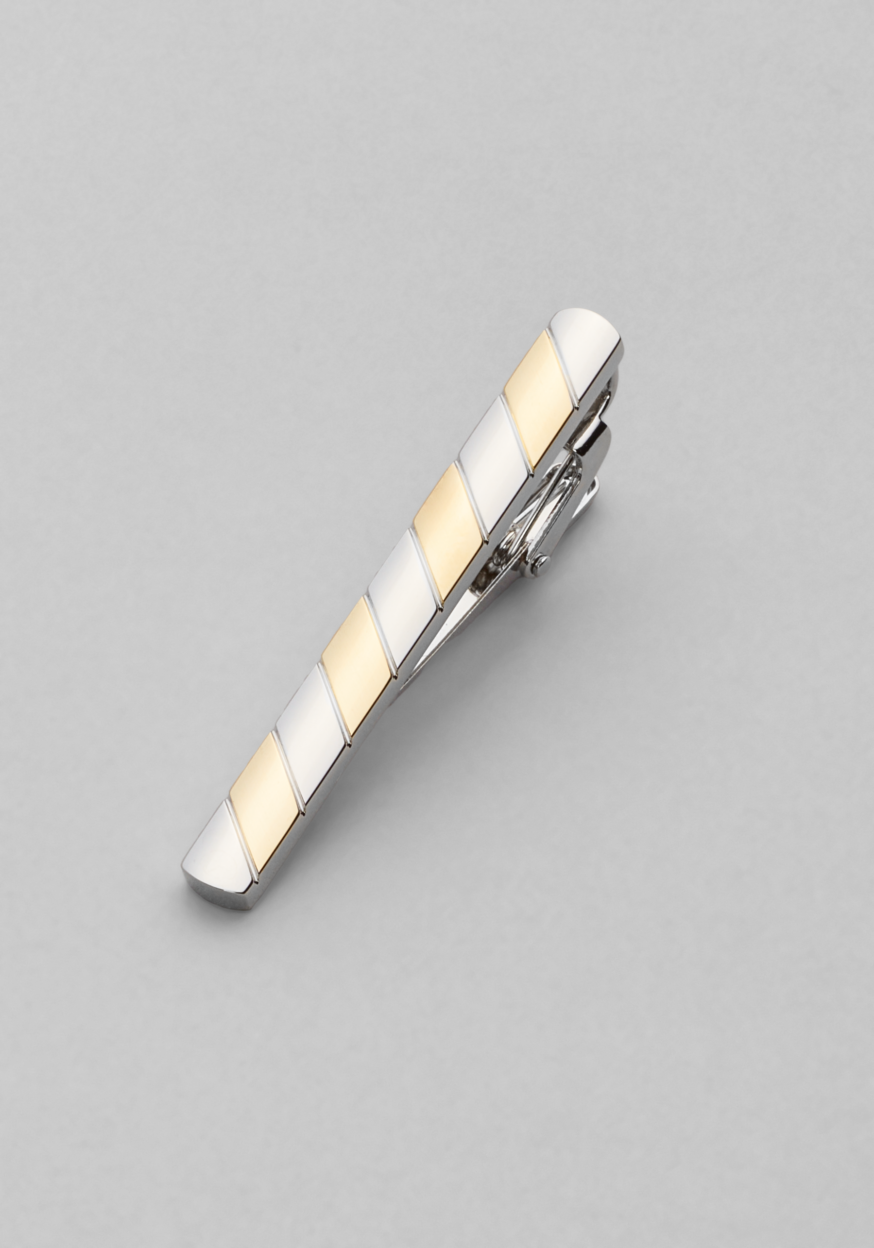 Men Metal Silver Tone Simple Necktie Tie Bar Clasp Clip Best Xmas Gift