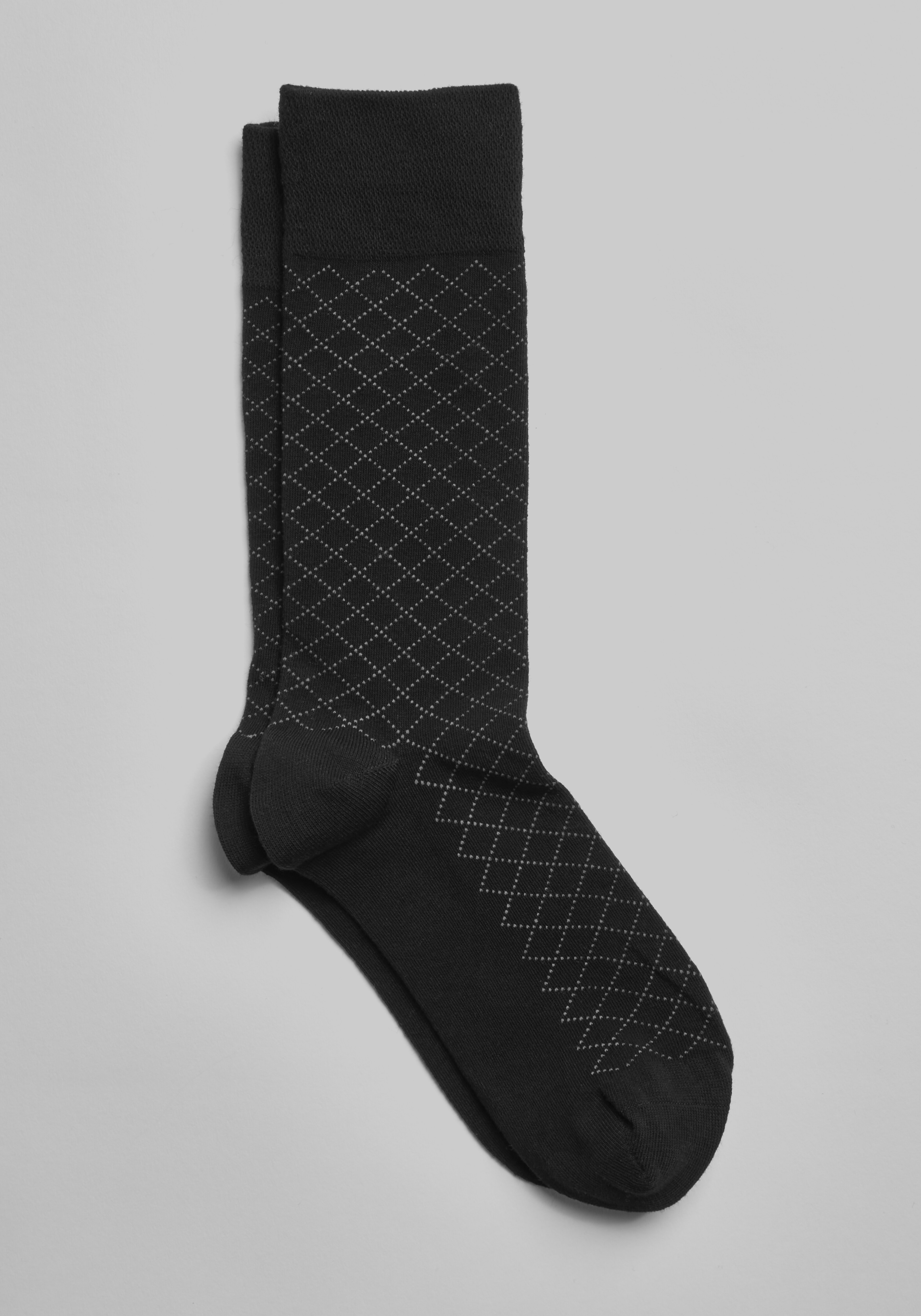 Jos. A. Bank Large Grid Socks