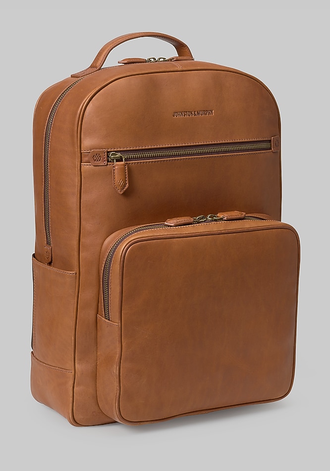 Johnston & Murphy Rhodes Leather Backpack - Johnston & Murphy