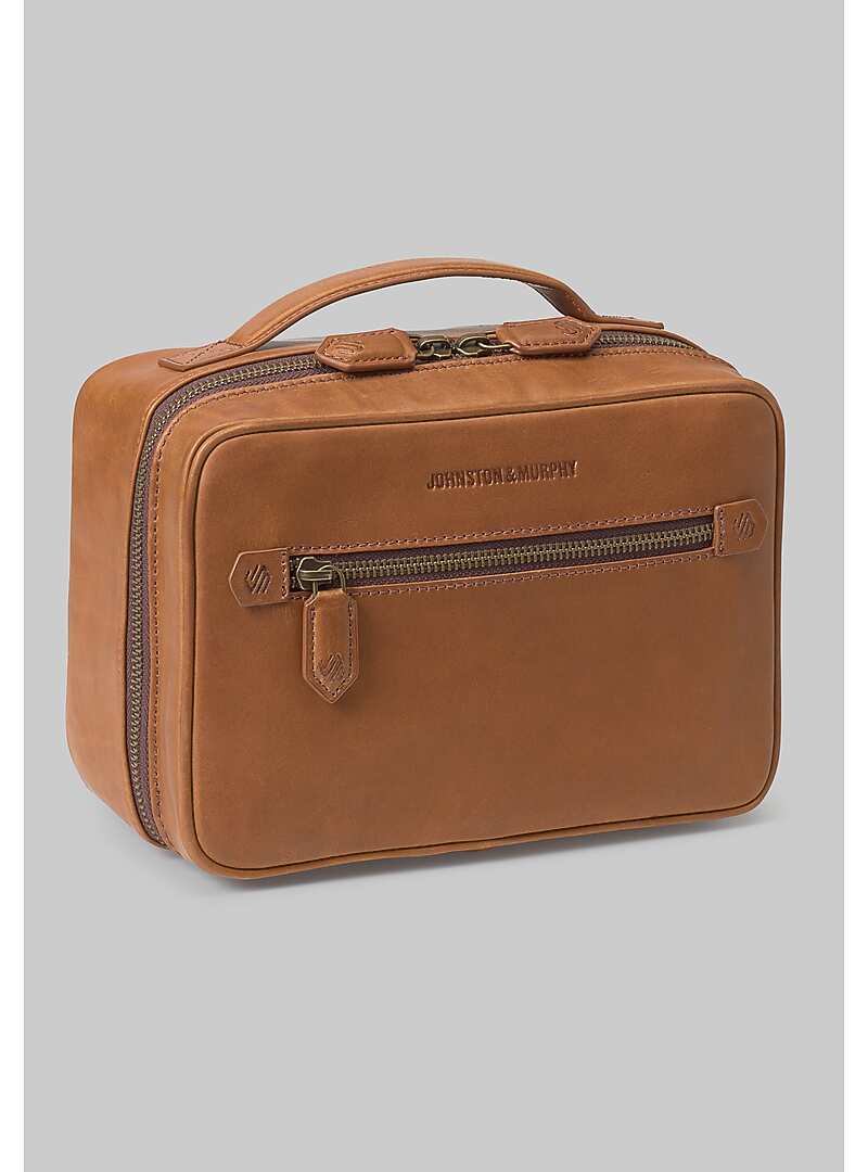 Johnston & Murphy Rhodes Leather Travel Kit Johnston & Murphy