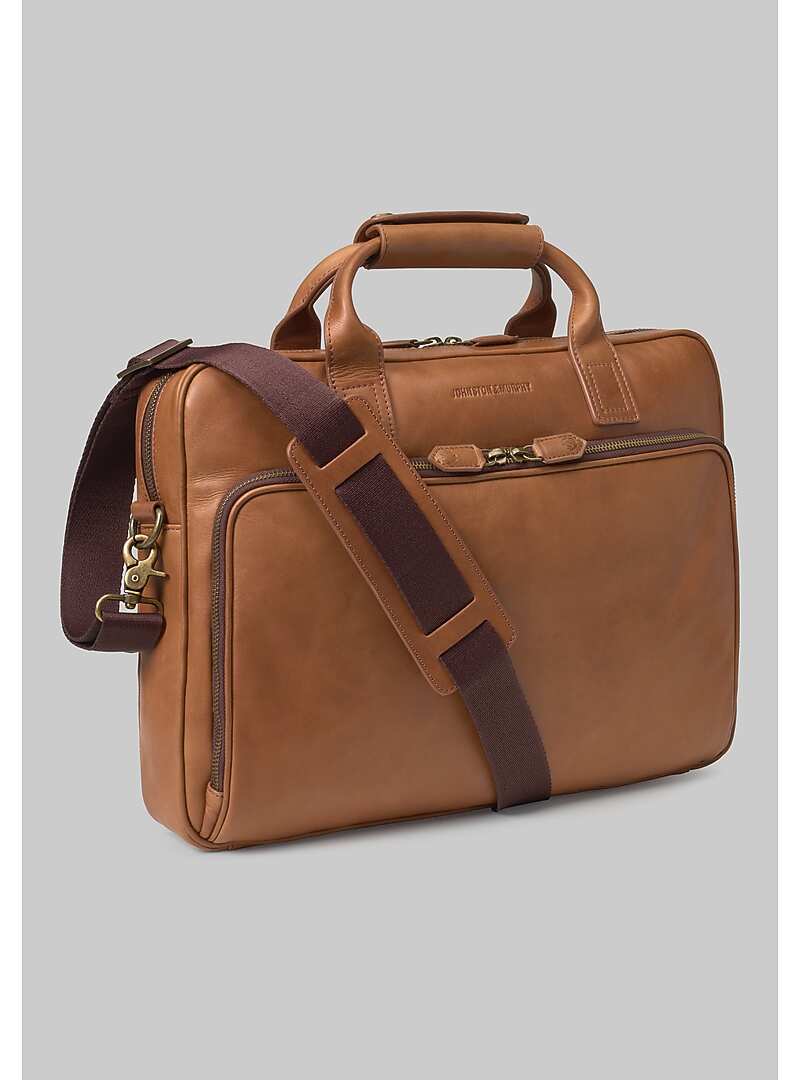Johnston & Murphy Rhodes Leather Briefcase Johnston & Murphy