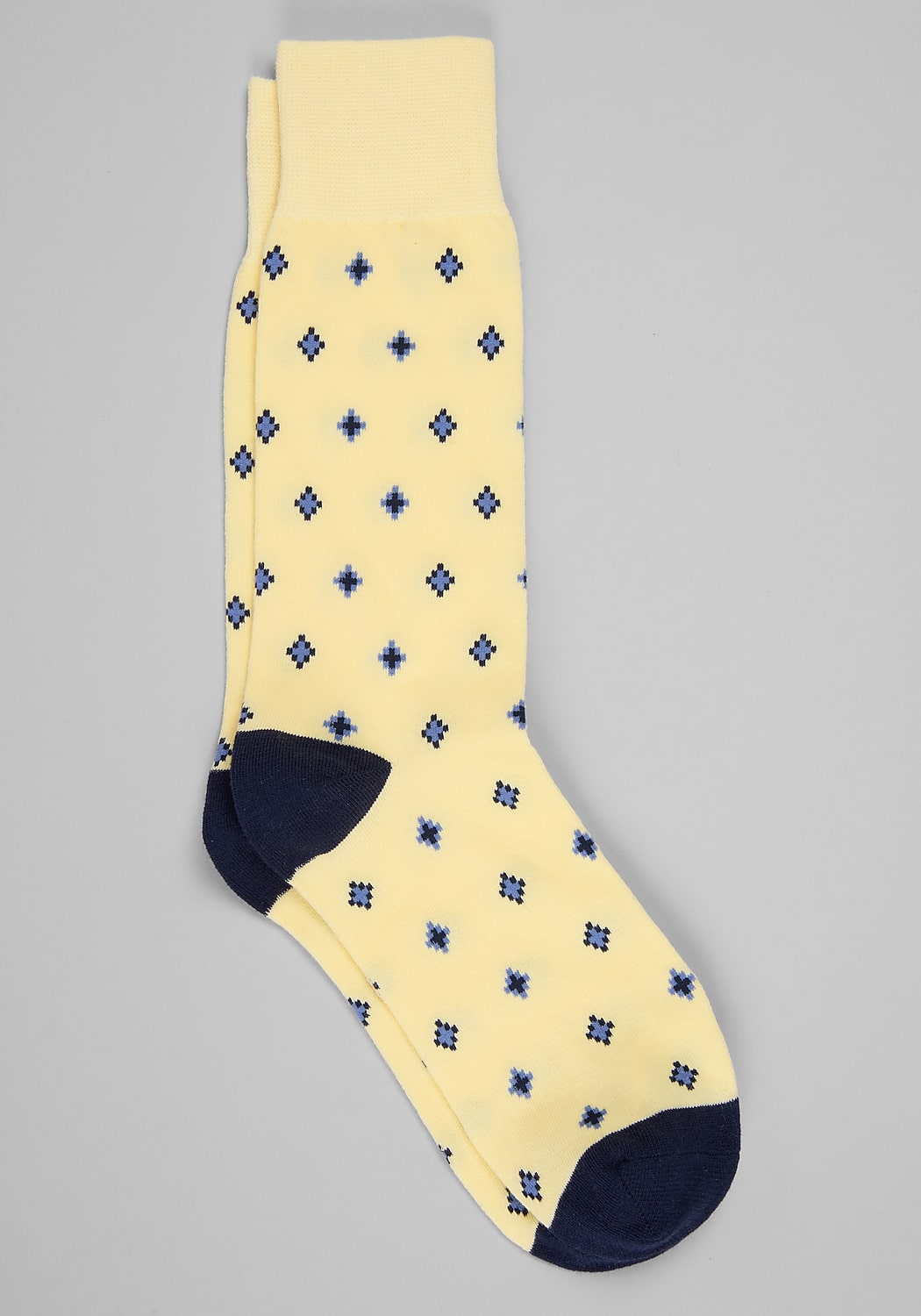 Diamond Pattern Socks, 1-Pair