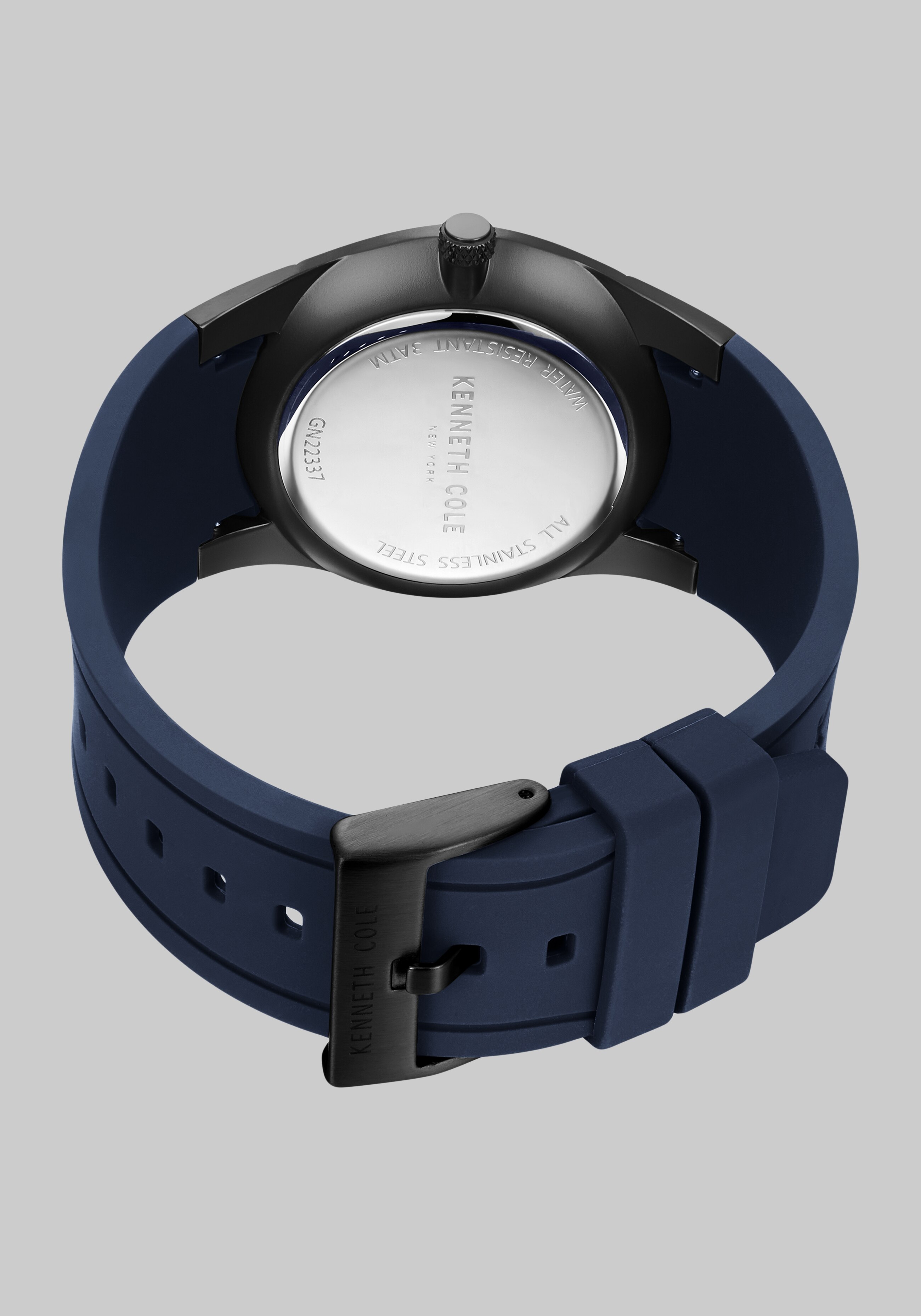 Kenneth Cole New York Silicone Strap Watch