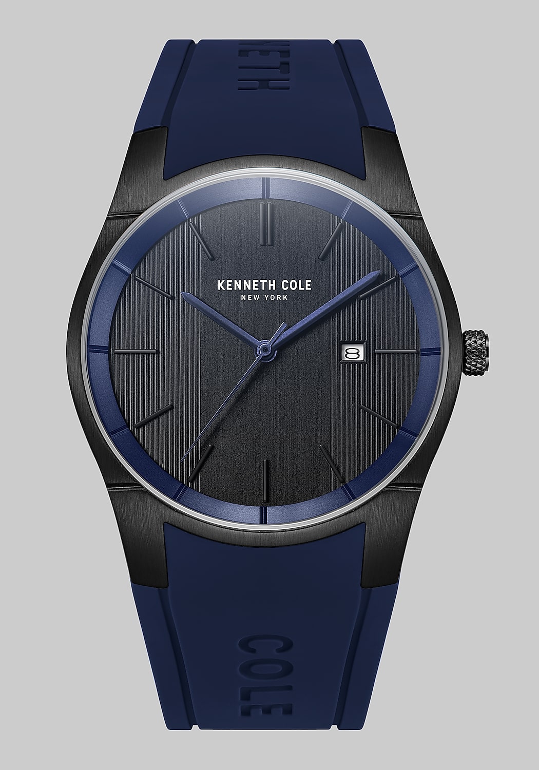 Kenneth Cole New York Silicone Strap Watch