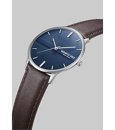 Kenneth cole watch outlet leather