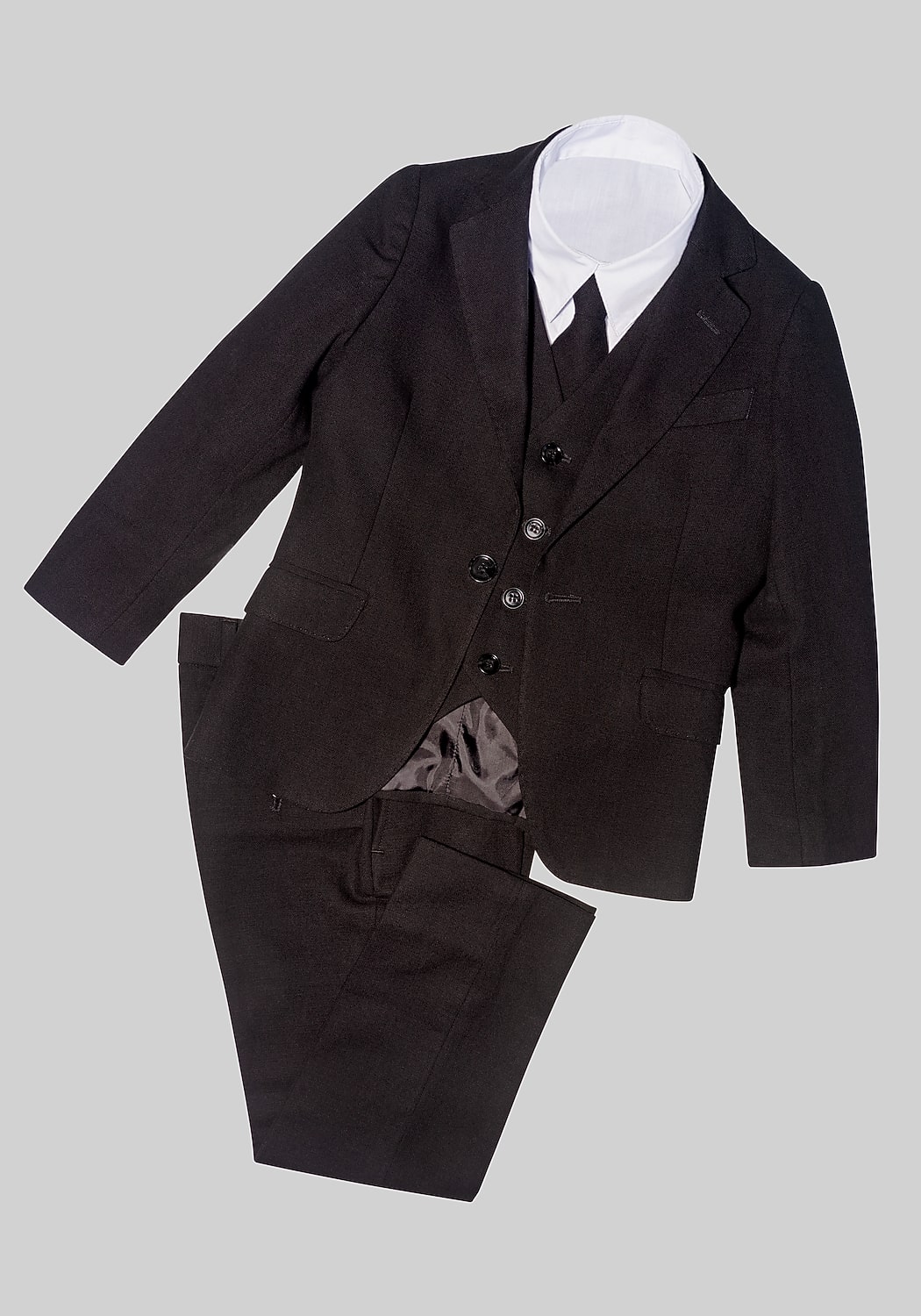 Oasis Linen Blend 5-Piece Toddler Boys Suit