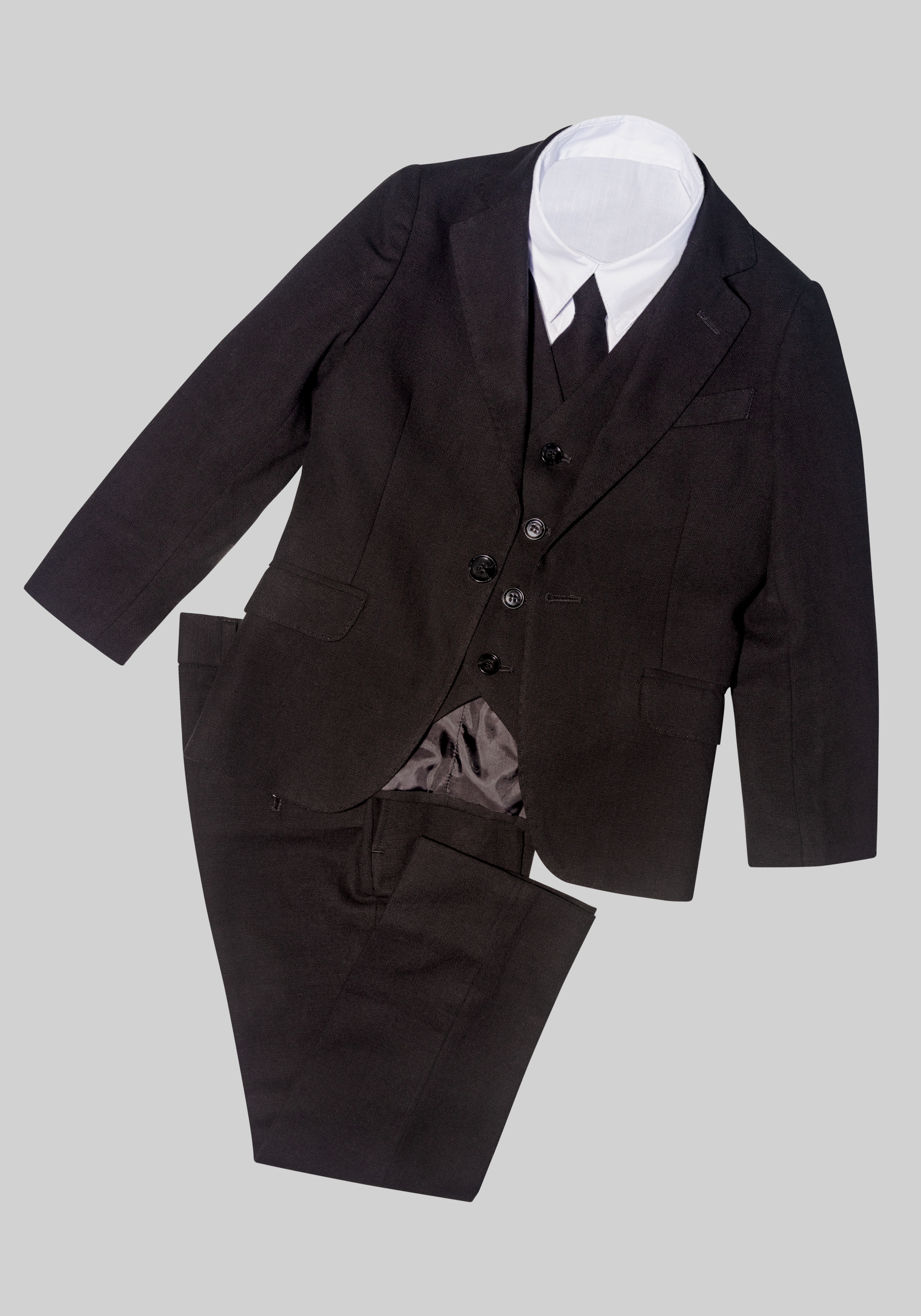 Oasis Linen Blend 5-Piece Toddler Boys Suit