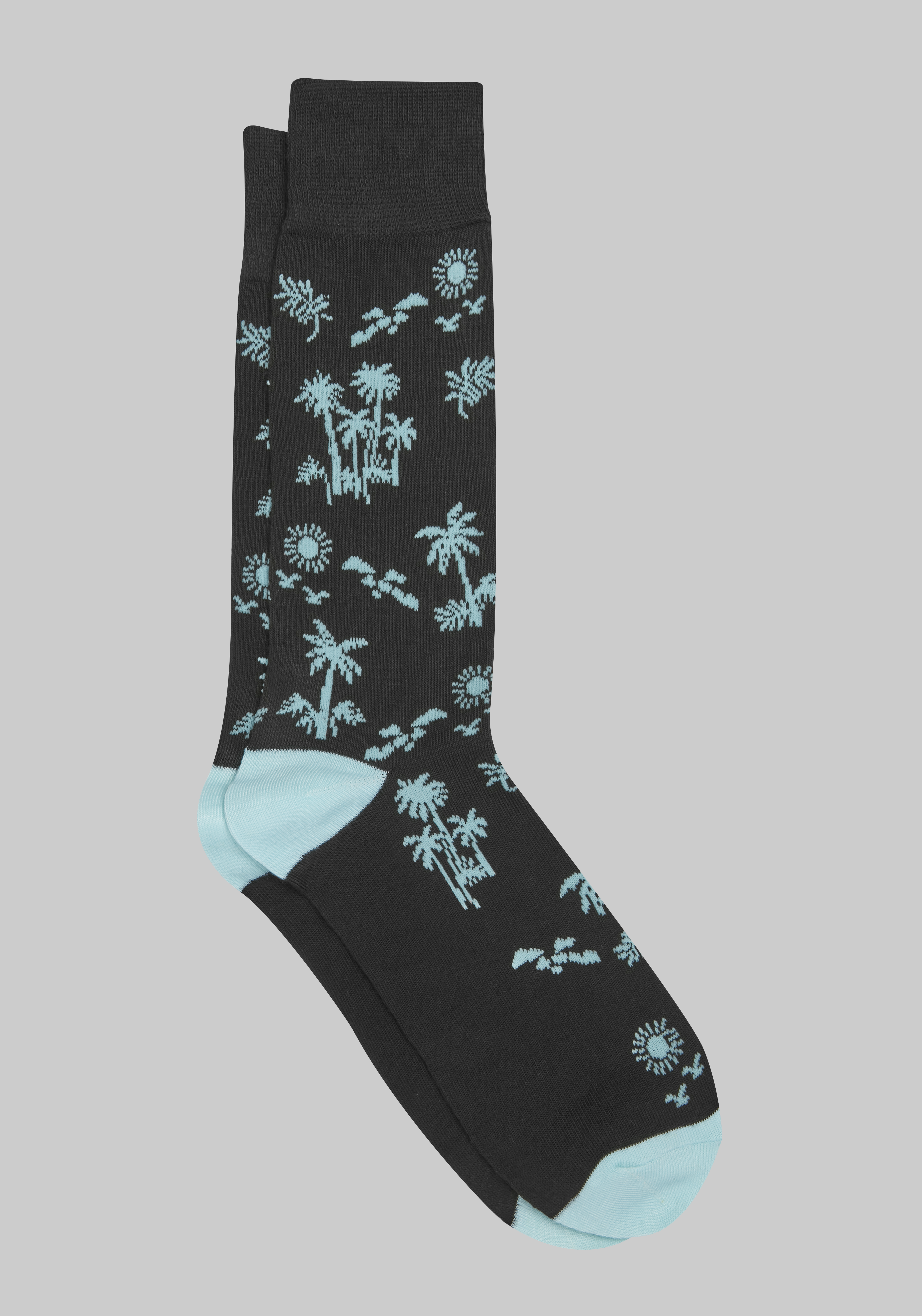 Men's Accessories, Made to Matter Palm Tree Socks - Jos A Bank