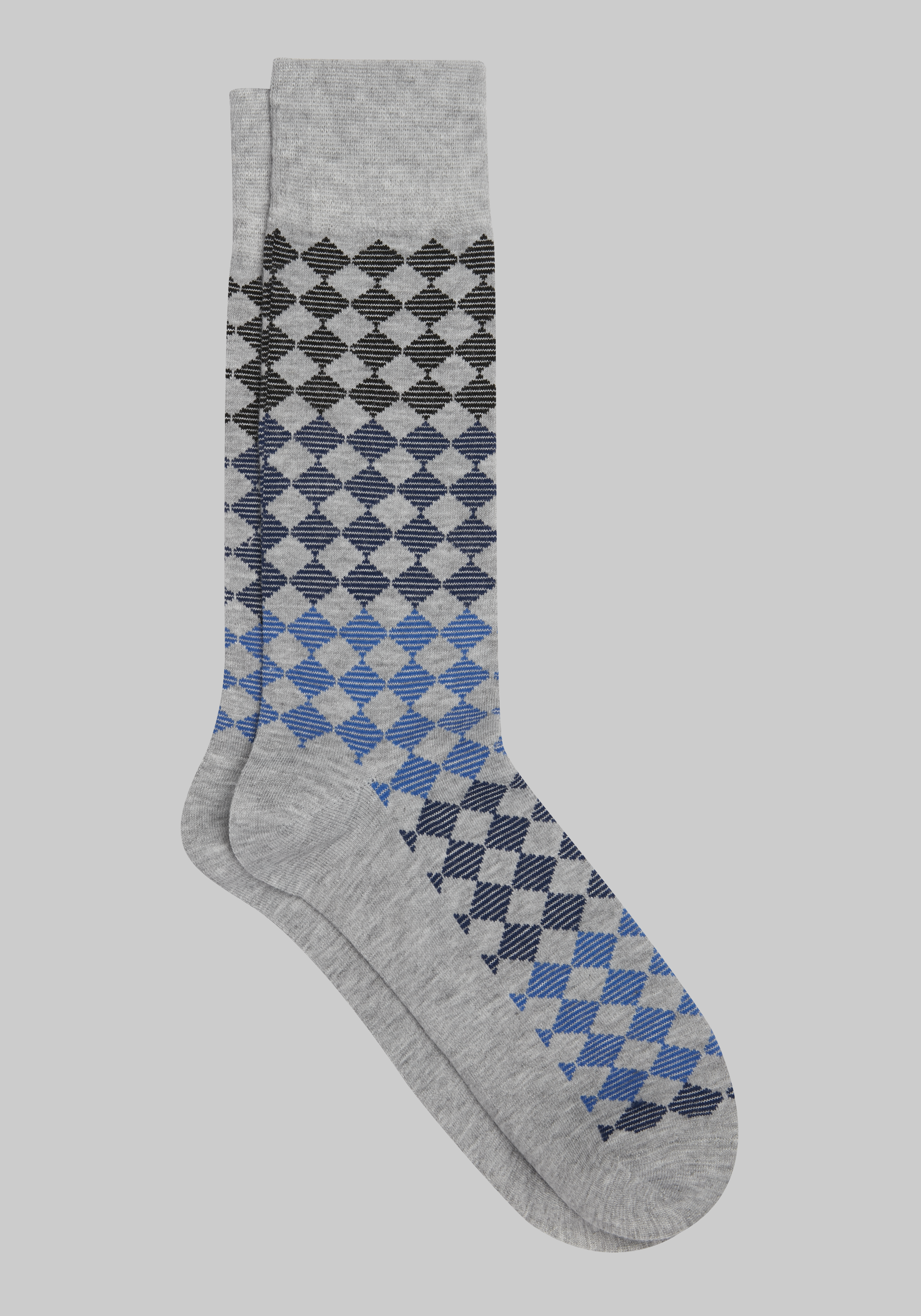 Men's Accessories, Jos. A. Bank Striped Diamond Socks - Jos A Bank