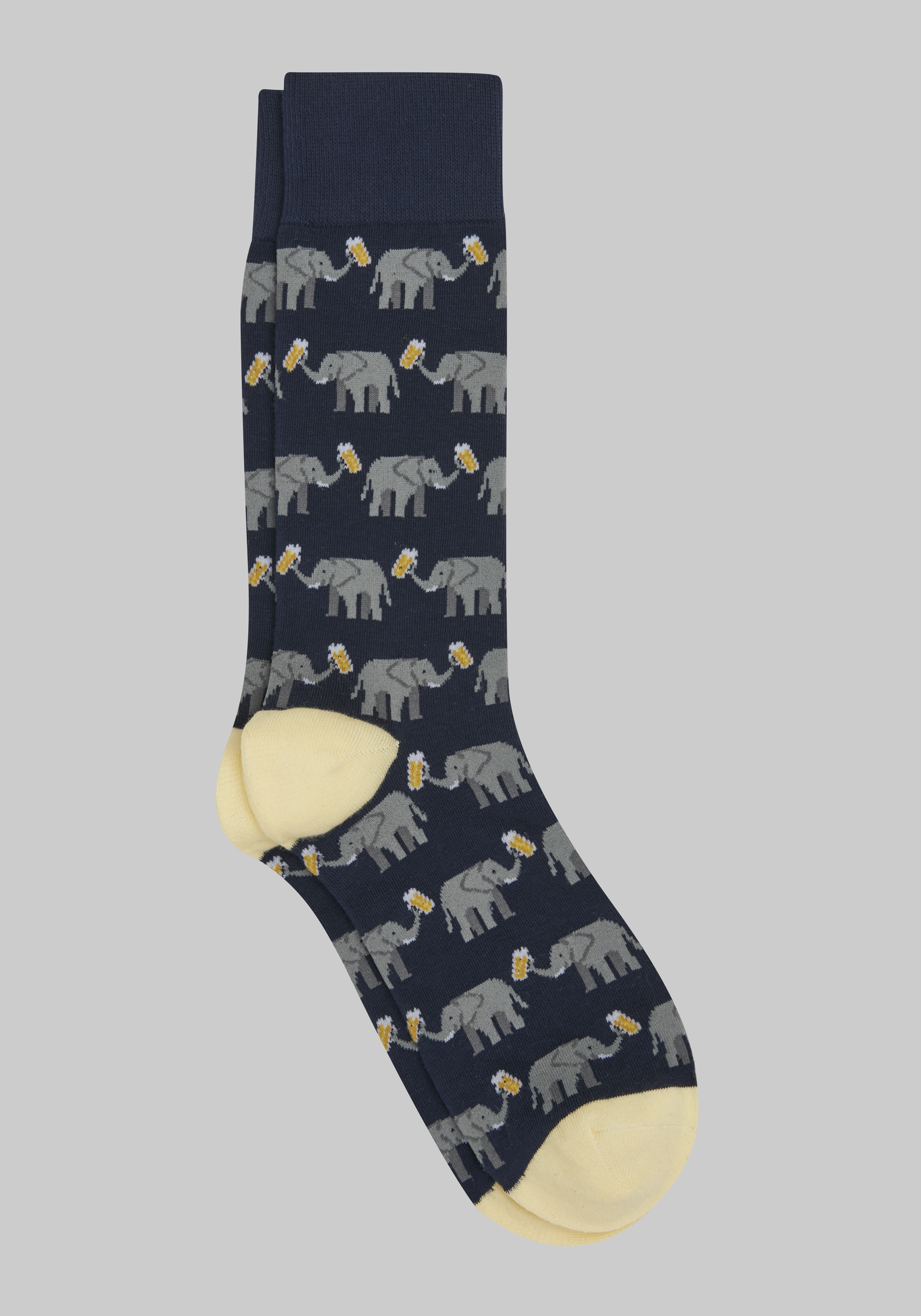 Men's Accessories, Jos. A. Bank Elephant Socks - Jos A Bank
