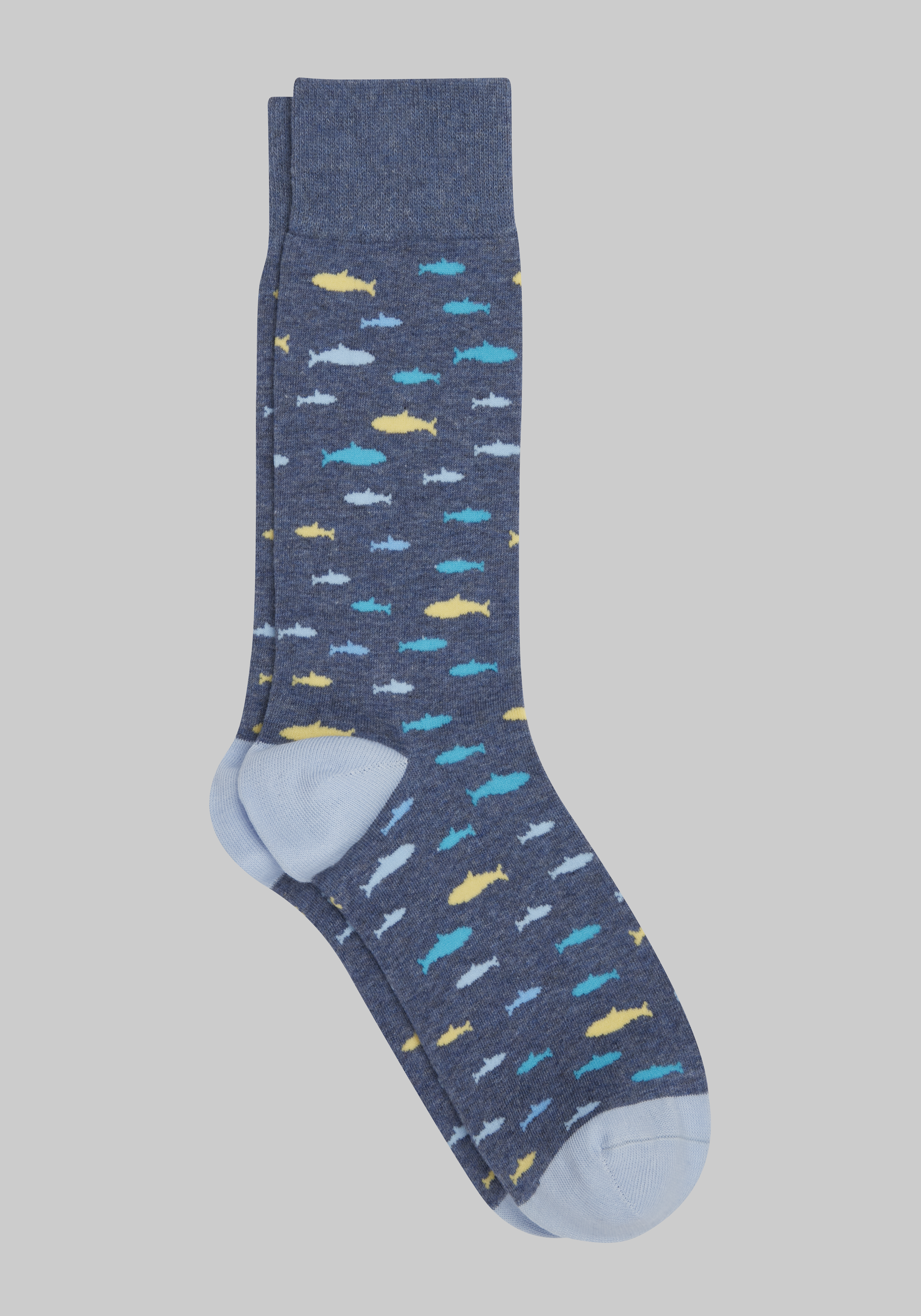 Men's Accessories, Jos. A. Bank Fish Socks - Jos A Bank