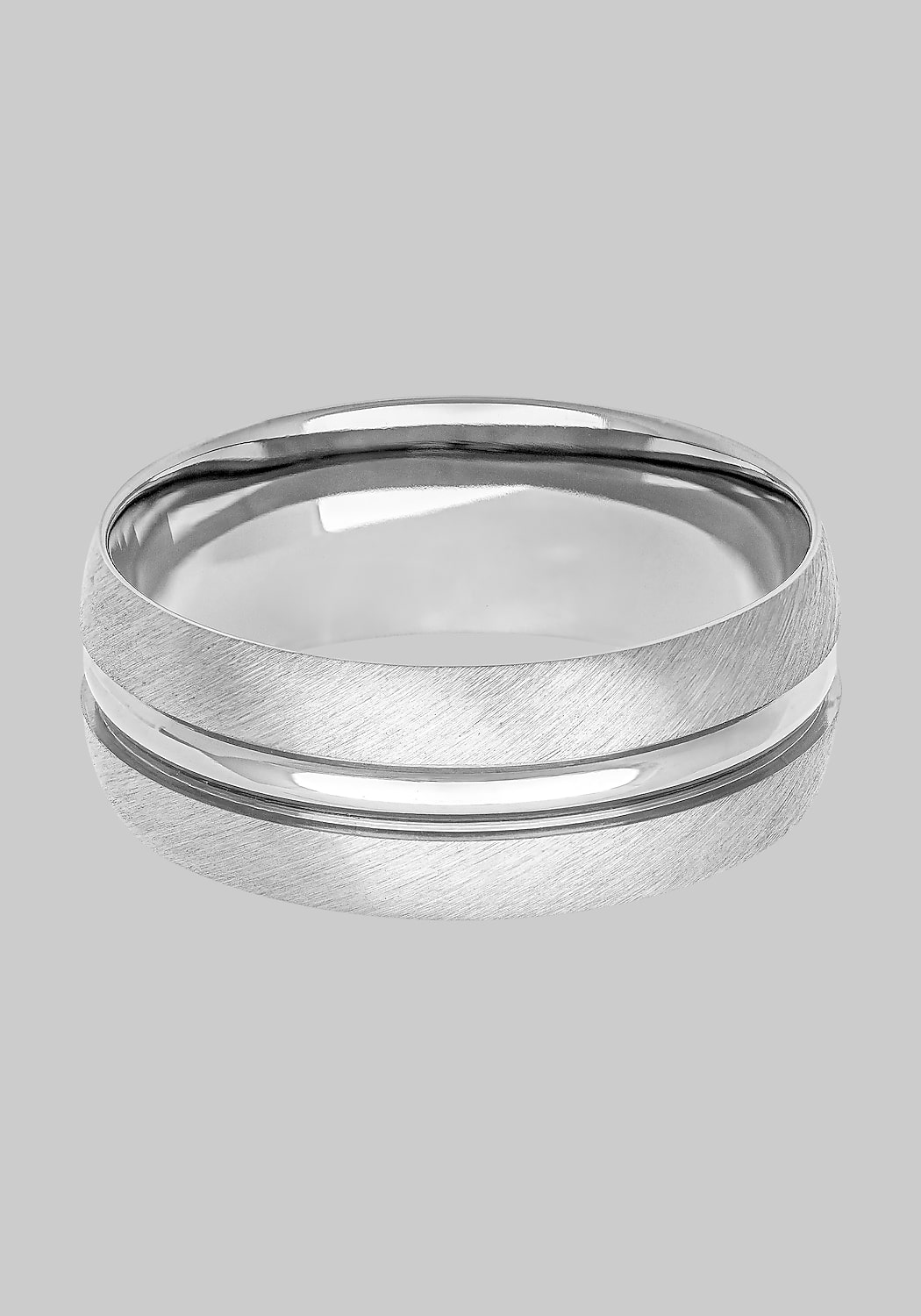 GTX 8mm Satin and Polished Finish Titanium Band
