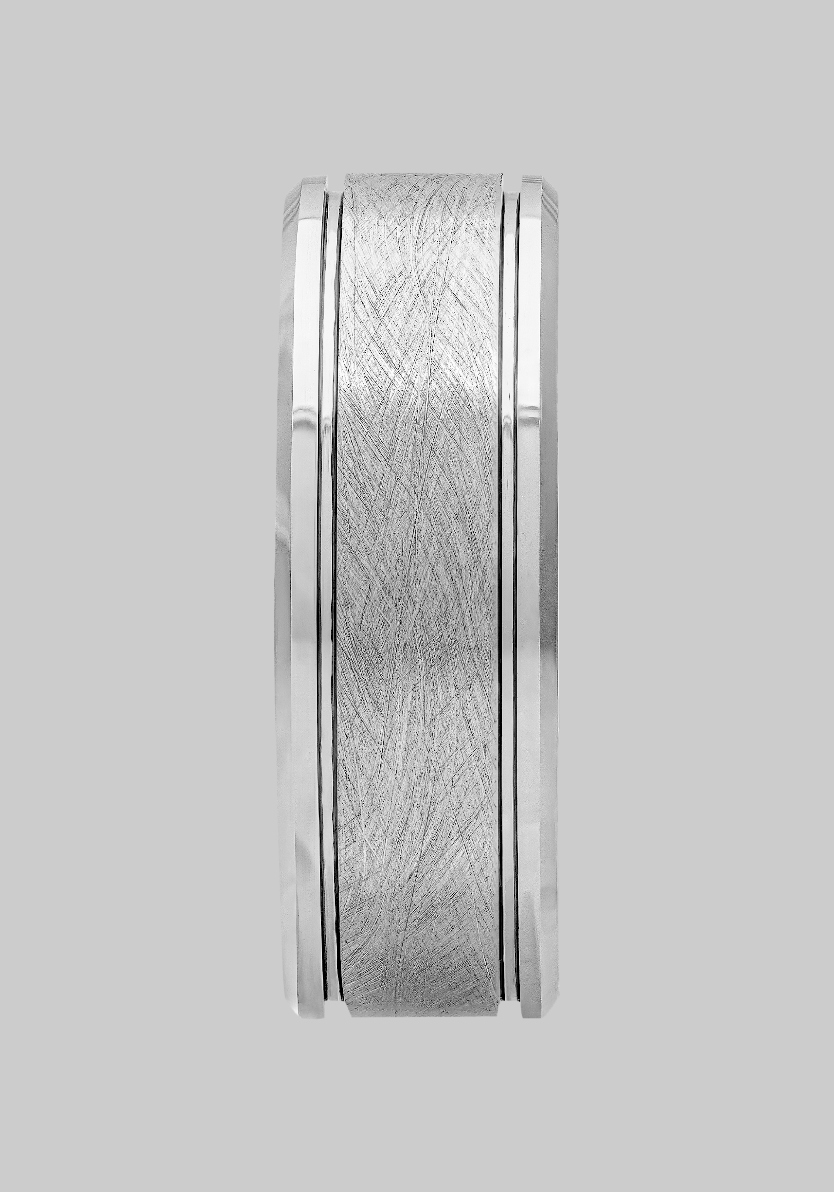 GTX 8mm Brushed Center Tungsten Carbide Band