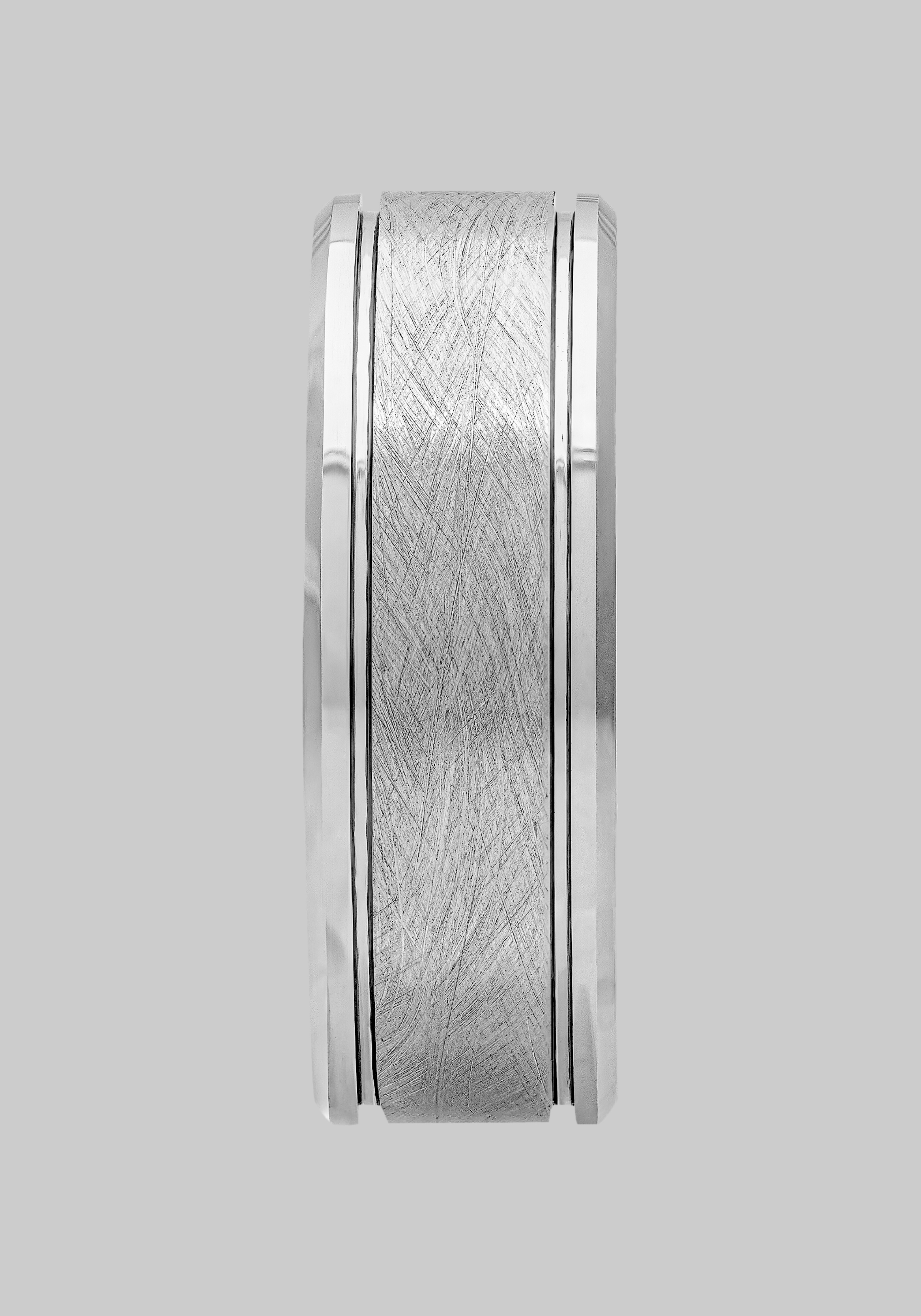 GTX 8mm Brushed Center Tungsten Carbide Band