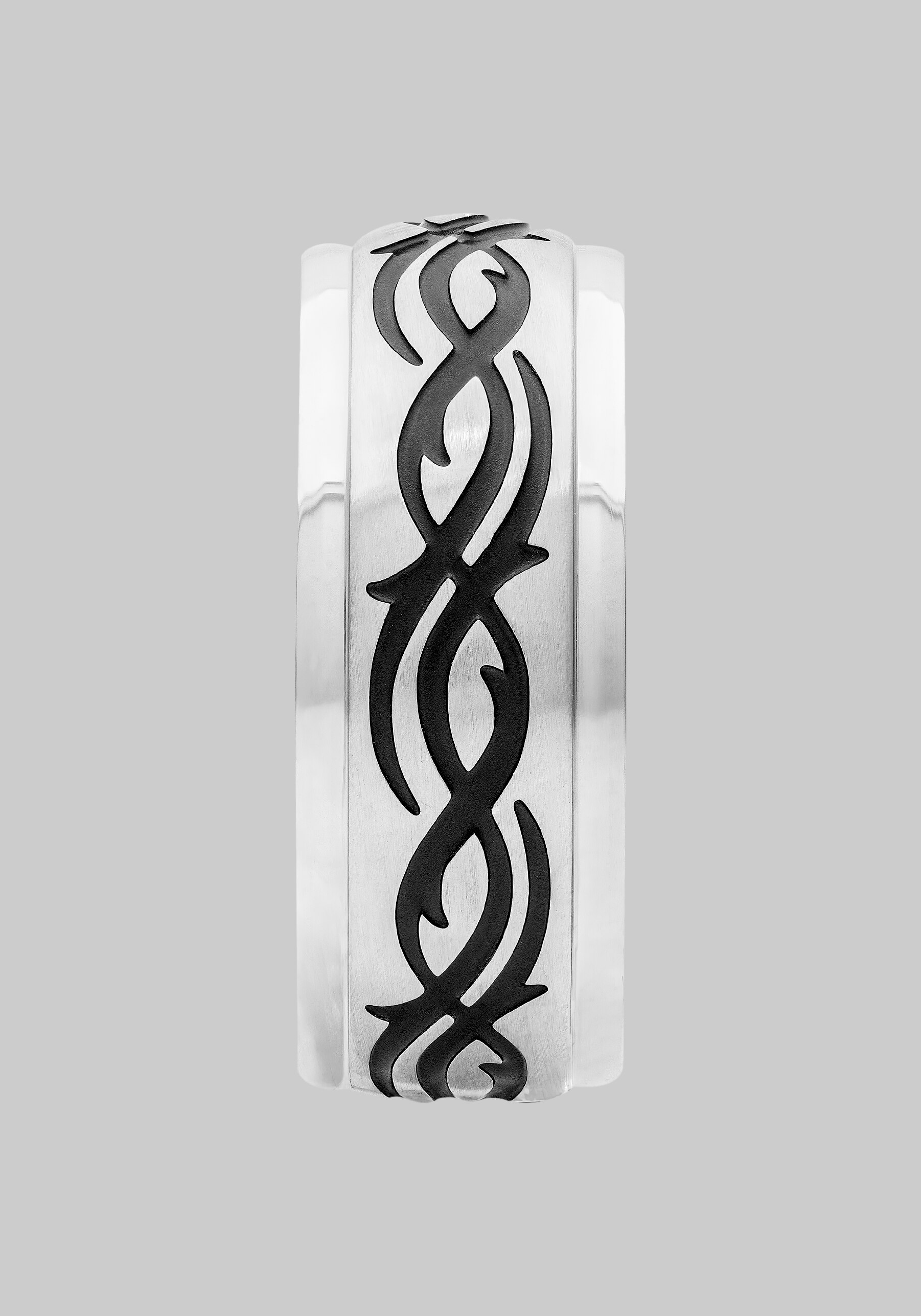 GTX 9mm Stainless Steel Band With Wire Design