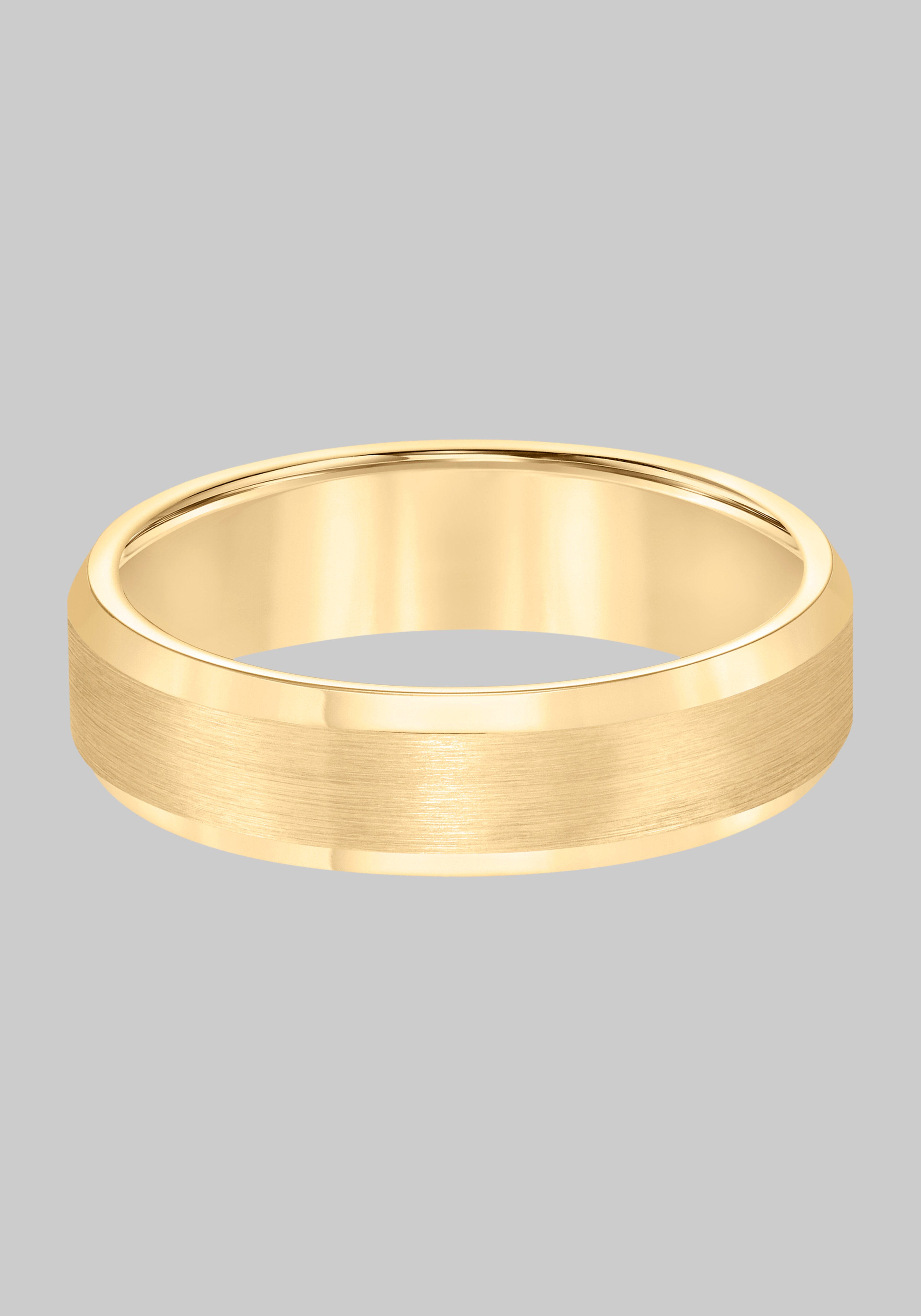 GTX 6mm Beveled Edge Satin Finish Center Tungsten Carbide Band