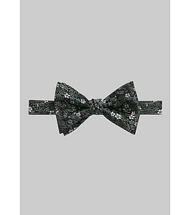 Black Basic Pre-Tied Bow Tie