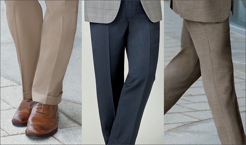 Dress pants cheap fit types