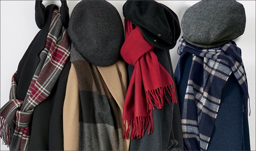 How to tie a scarf around your neck by Jos A Bank