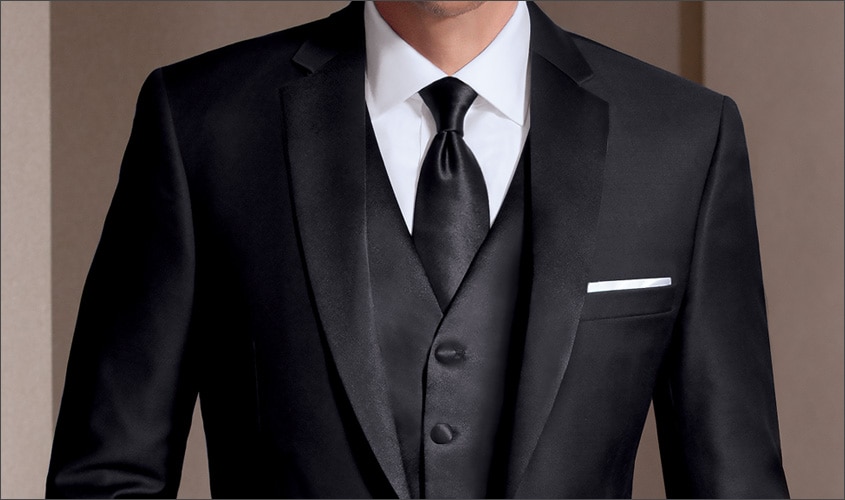 semi formal black tie