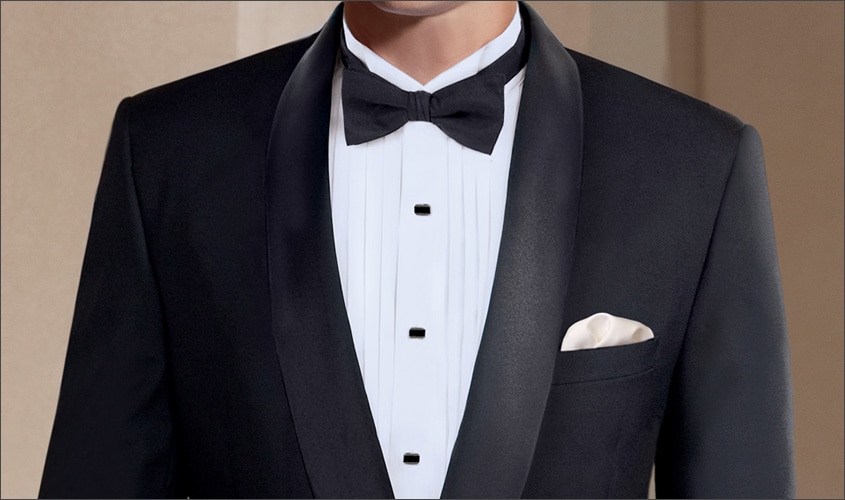 Ex-Hire Black Tuxedo 3 Button Single Breasted Dinner Jacket 