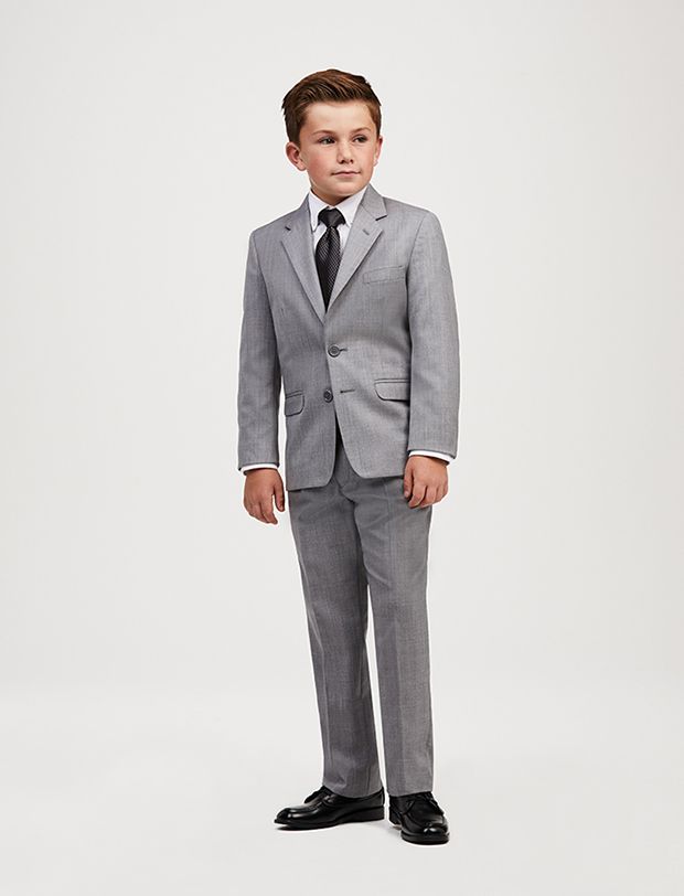 boys grey suit trousers