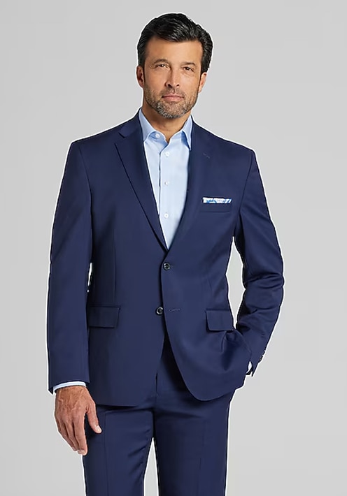 Man in a navy suit