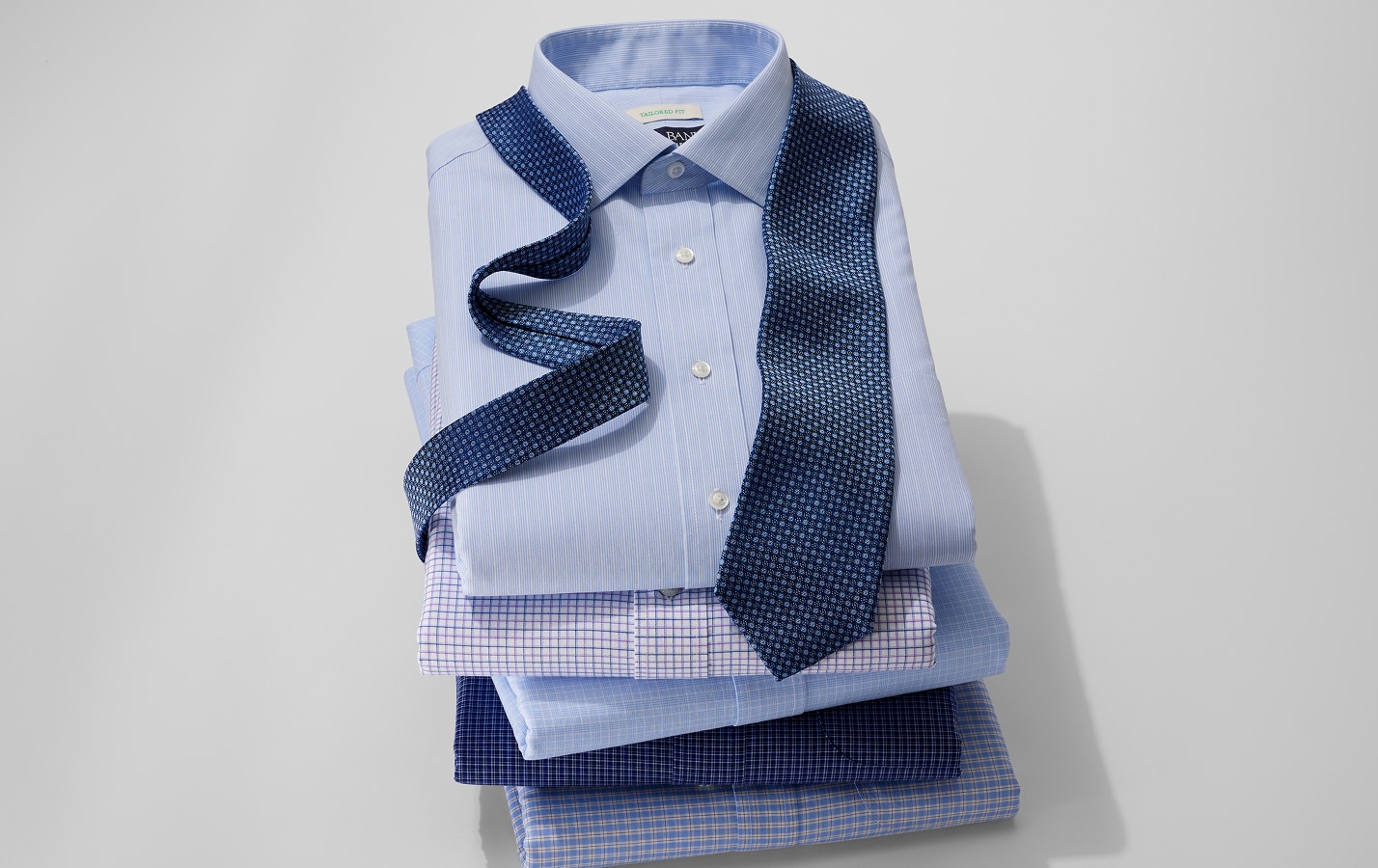 Man wearing a dress shirt