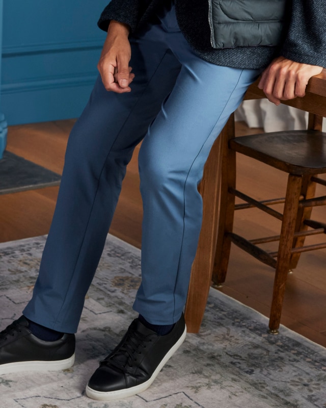 Man wearing Traveler performance pants