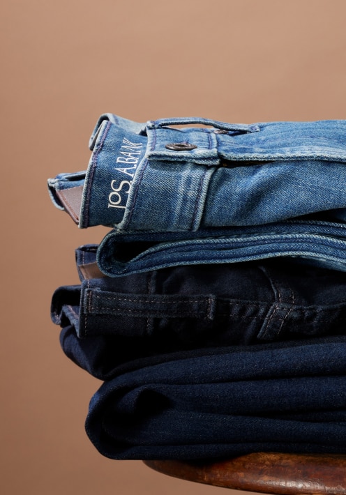Stack of folded pants