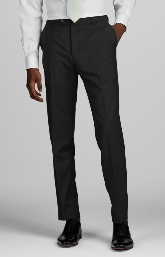 Selected Homme Slim Fit Suit Pants In Navy Mini Stripe, Men's Slim Tapered Dress  Pants
