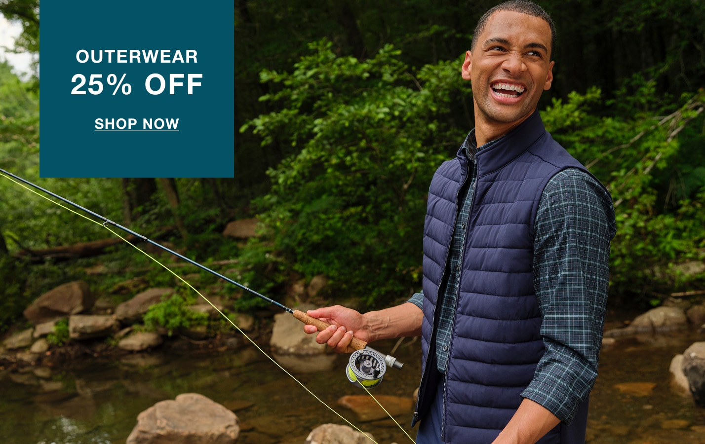 Outerwear, 25% off. Shop now.